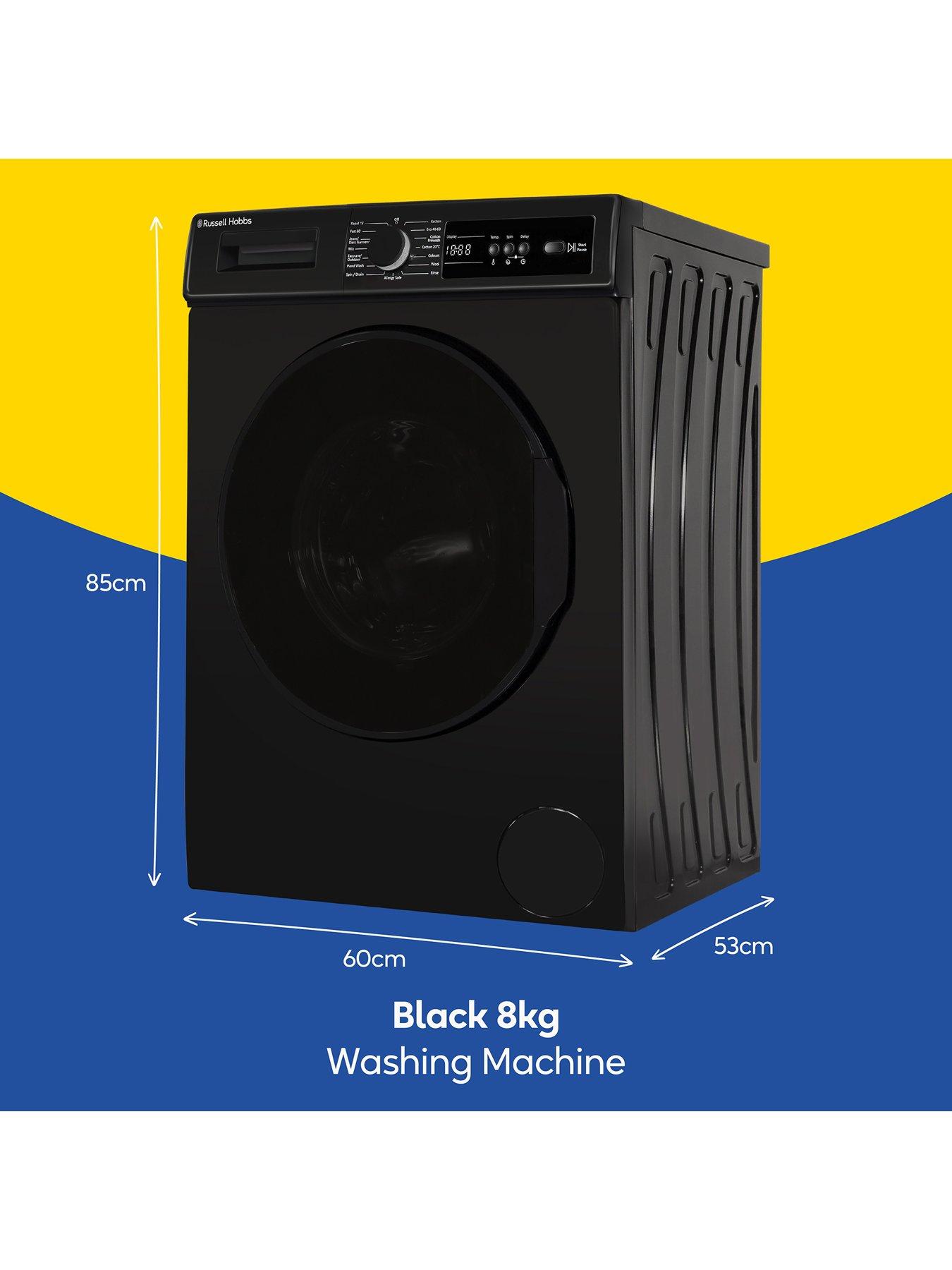 Image 2 of 7 of Russell Hobbs RH814W111B 11 Series 8kg Load, 1400rpm Spin&nbsp;Washing Machine - Black