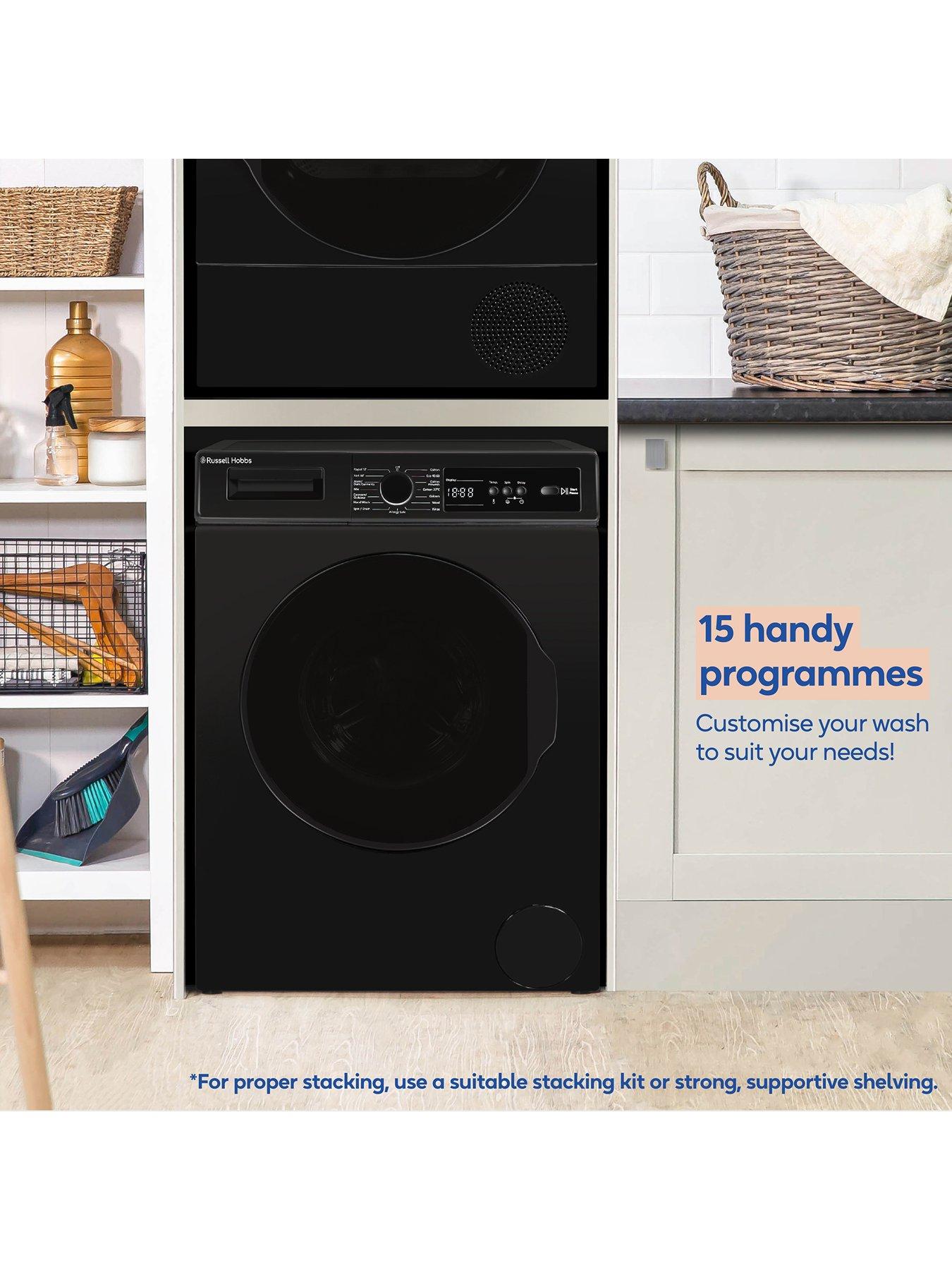 Image 3 of 7 of Russell Hobbs RH814W111B 11 Series 8kg Load, 1400rpm Spin&nbsp;Washing Machine - Black