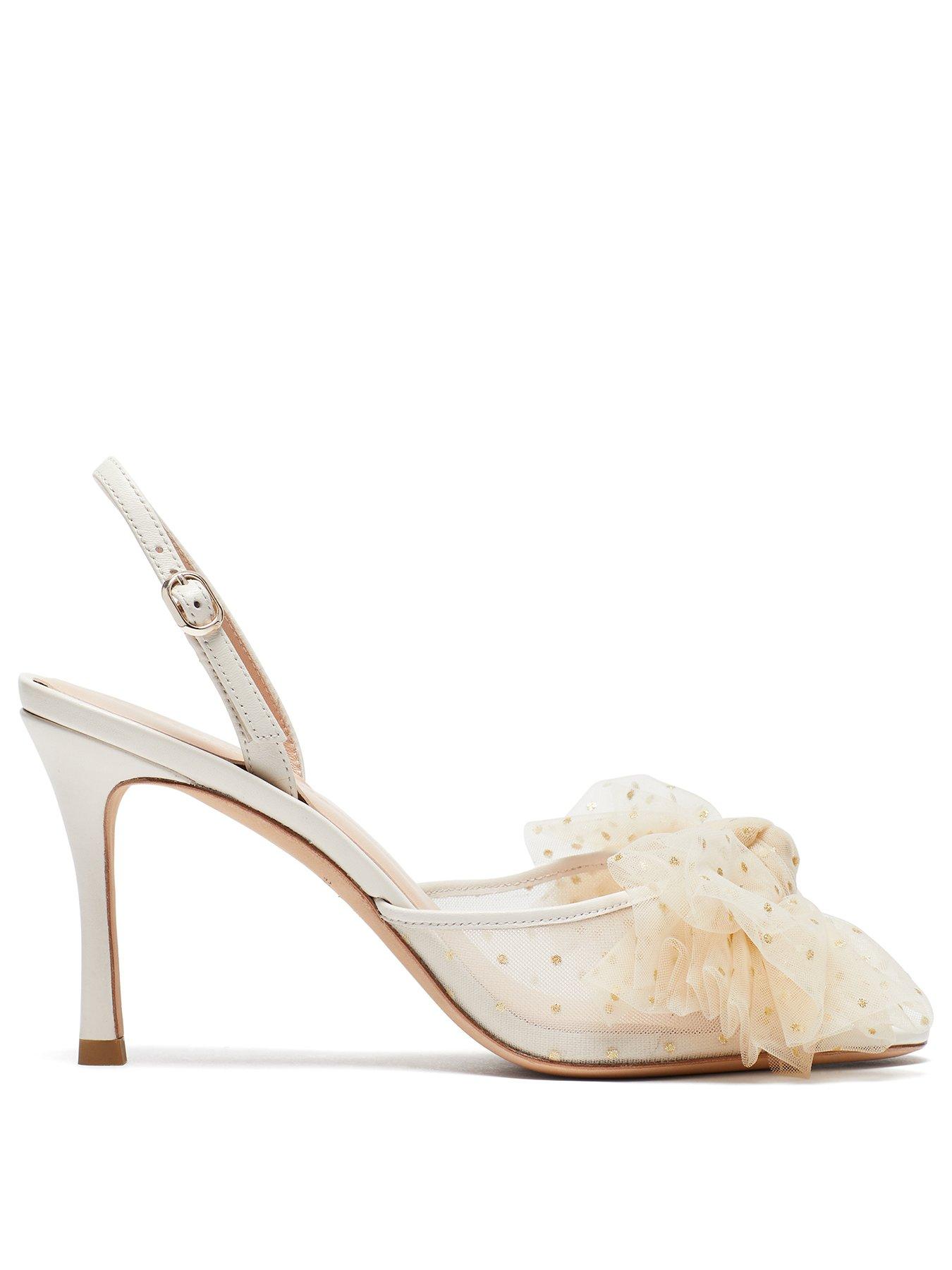 Kate Spade New York Bridal Sparkle Heel - Parchment | Very