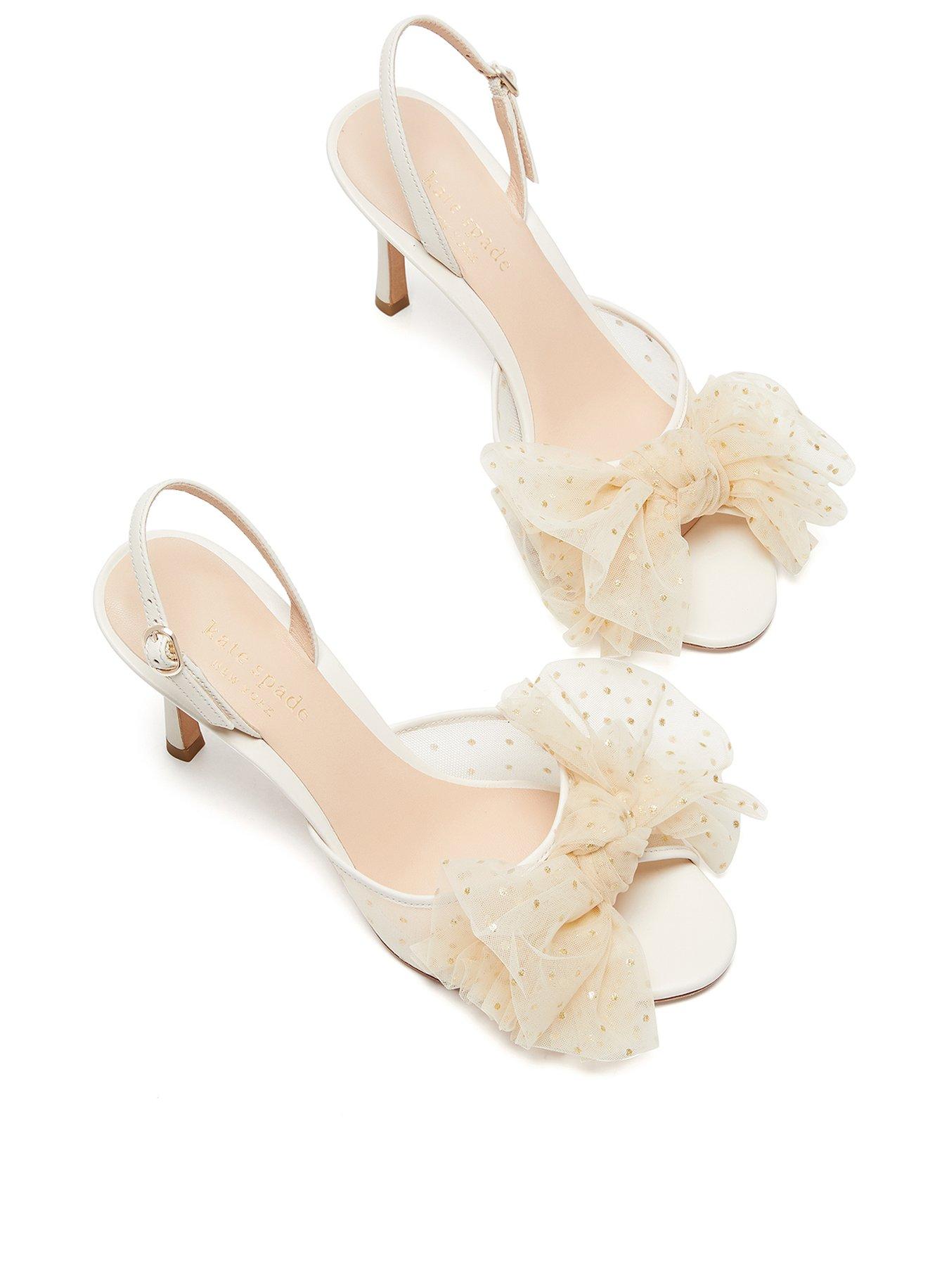 Kate Spade New York Bridal Sparkle Heel - Parchment | Very