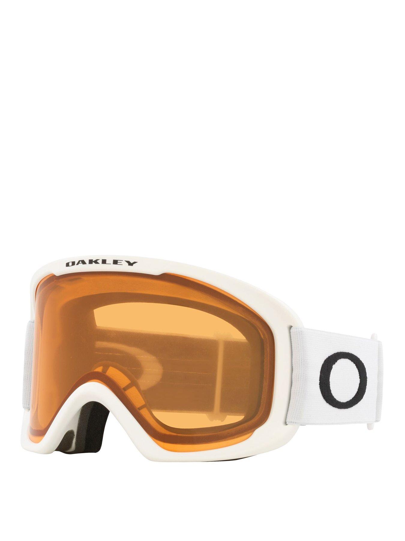 Oakley Men's O-Frame Pro Snow Goggles Matte White/Persimmon