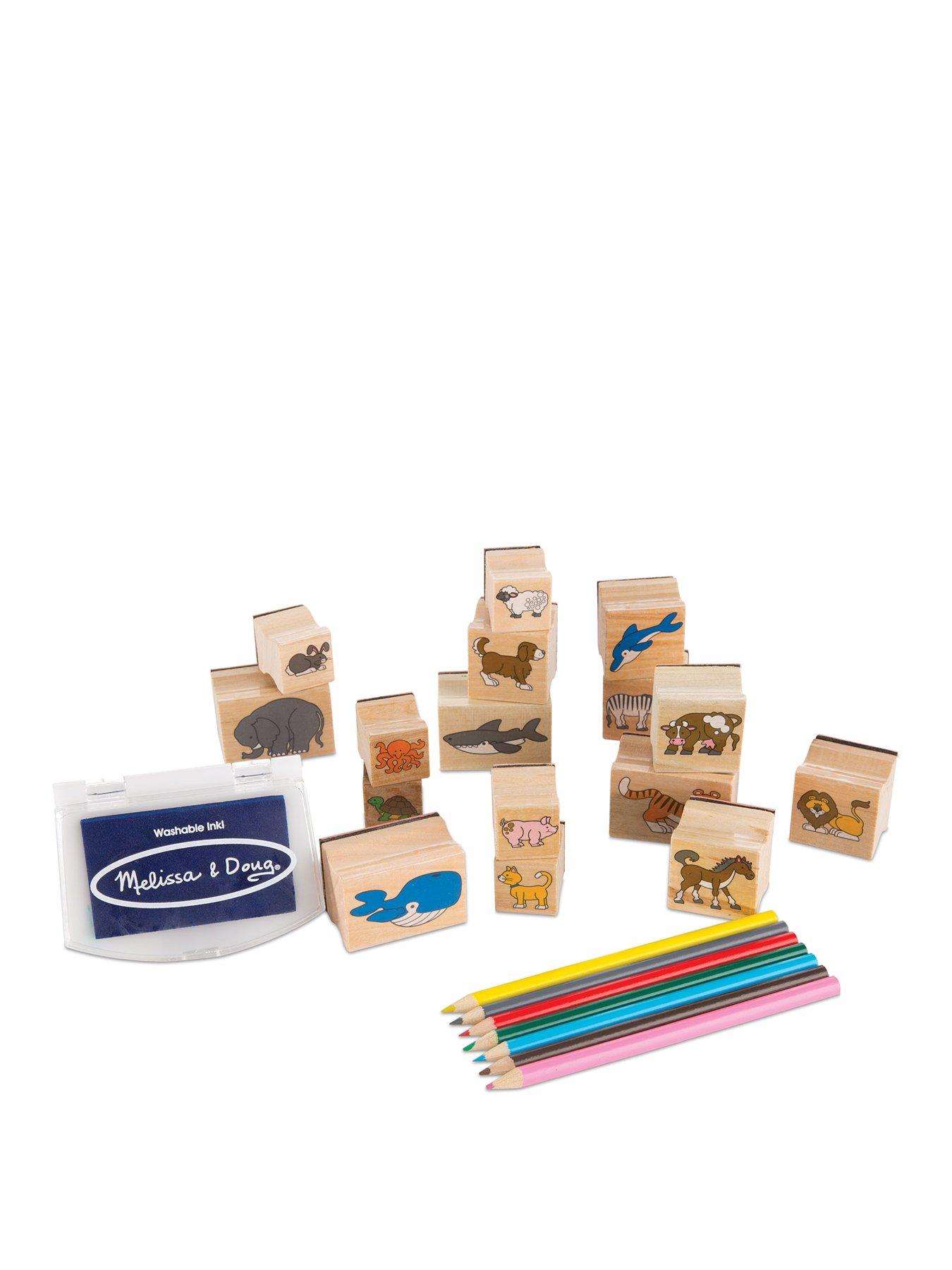 Melissa Doug Animal Stamp Set Very