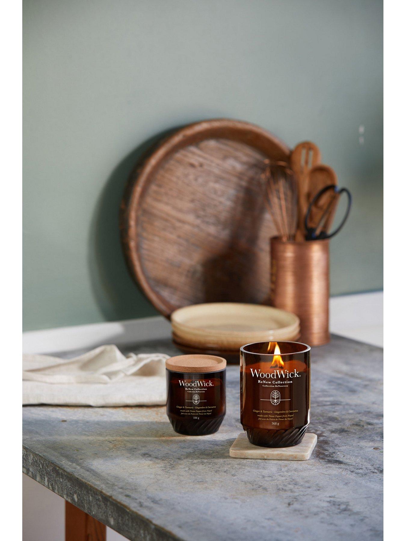WoodWick Woodwick Renew Ginger & Tumeric Large Candle | Very.co.uk