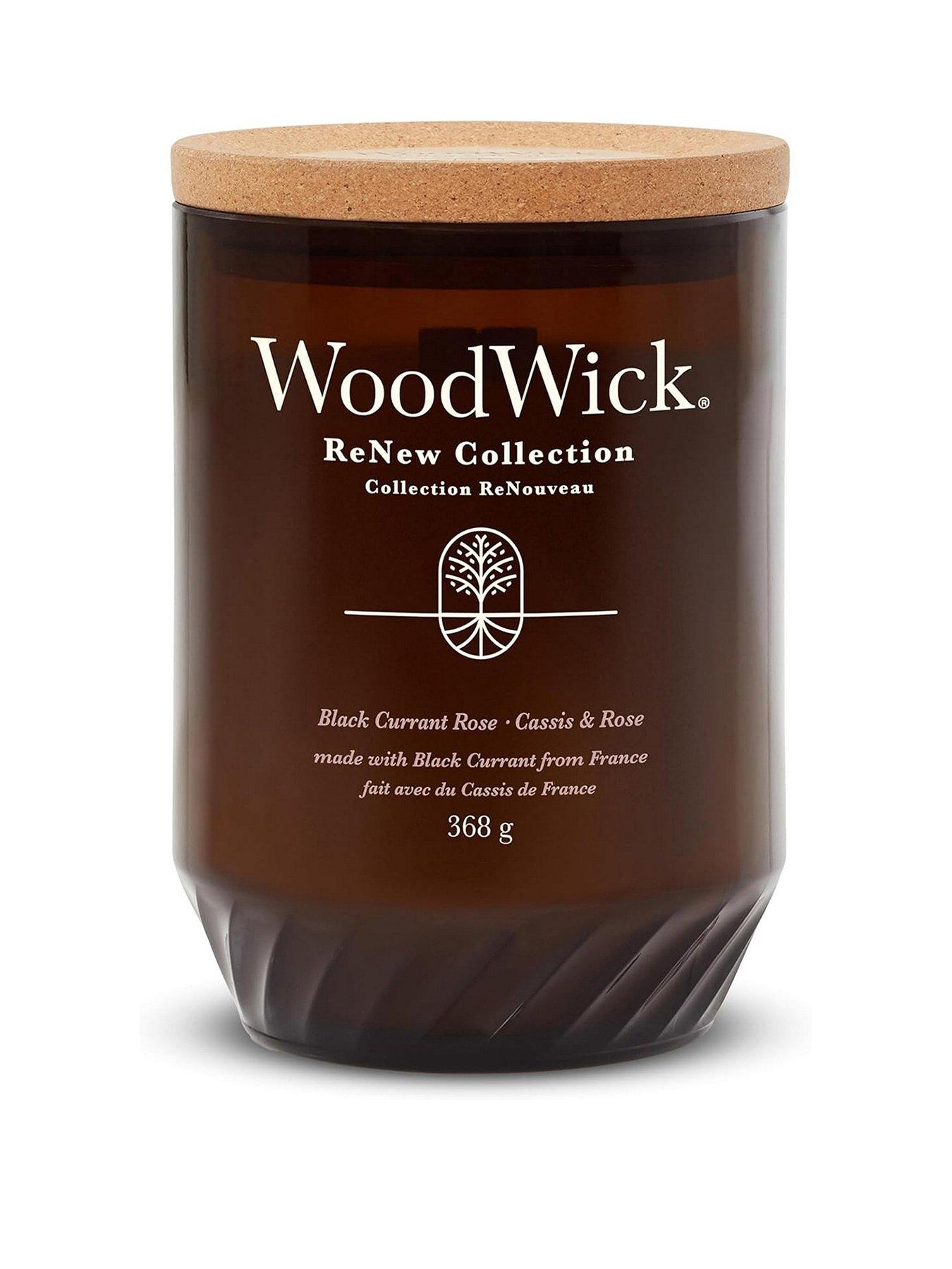 WoodWick Renew Black Currant  &  Rose Large Candle