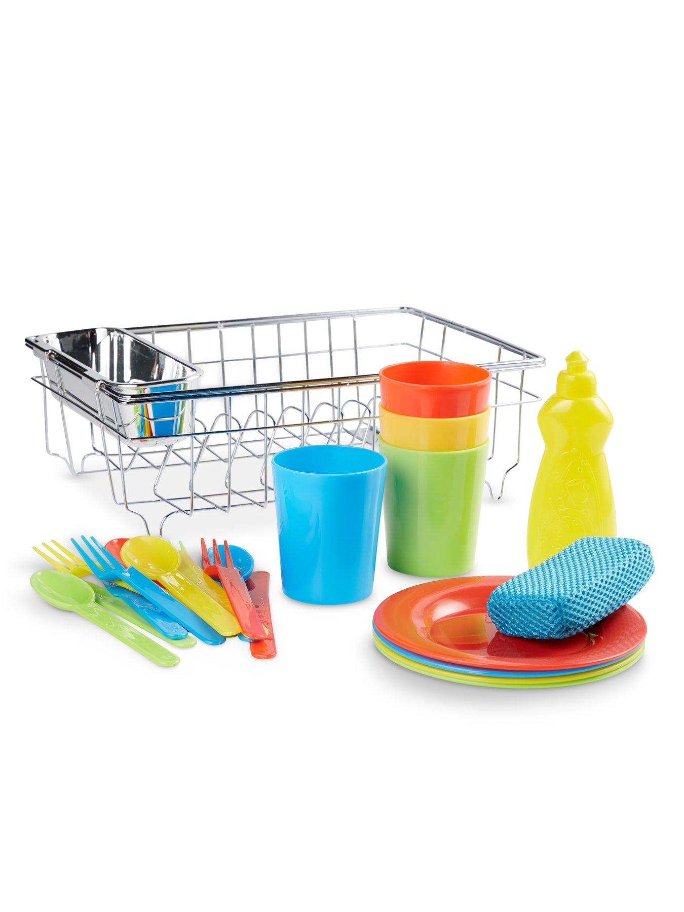 Melissa Doug Wash Dry Dish Set Very