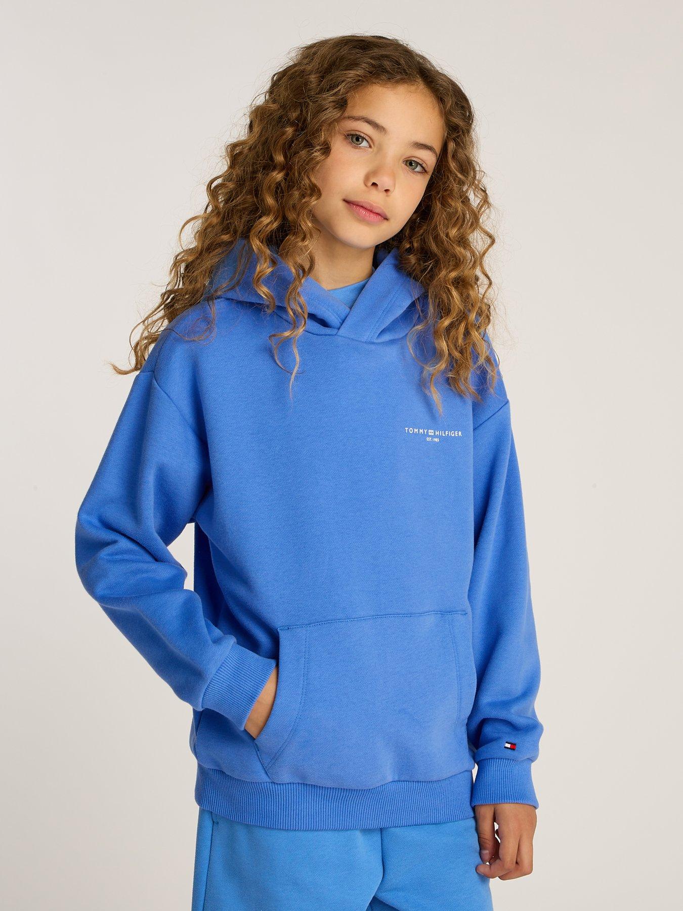 Image 2 of 5 of Tommy Hilfiger Kids Mini Corp Logo Hoodie - Blue
