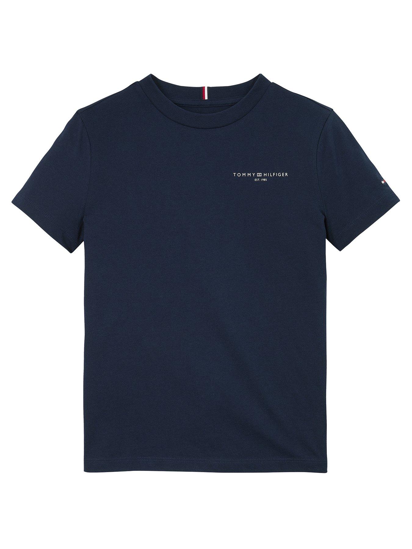 undefined Kids Mini Corp Logo Short Sleeve T-Shirt - Navy