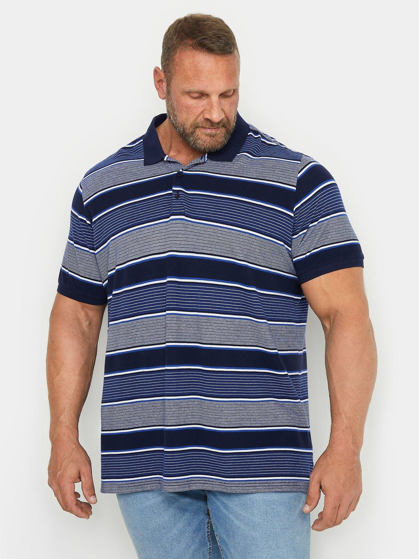 Image 1 of 3 of BadRhino Multi Stripe Polo Shirt