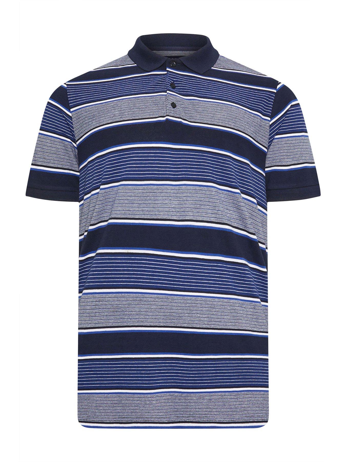 Image 3 of 3 of BadRhino Multi Stripe Polo Shirt