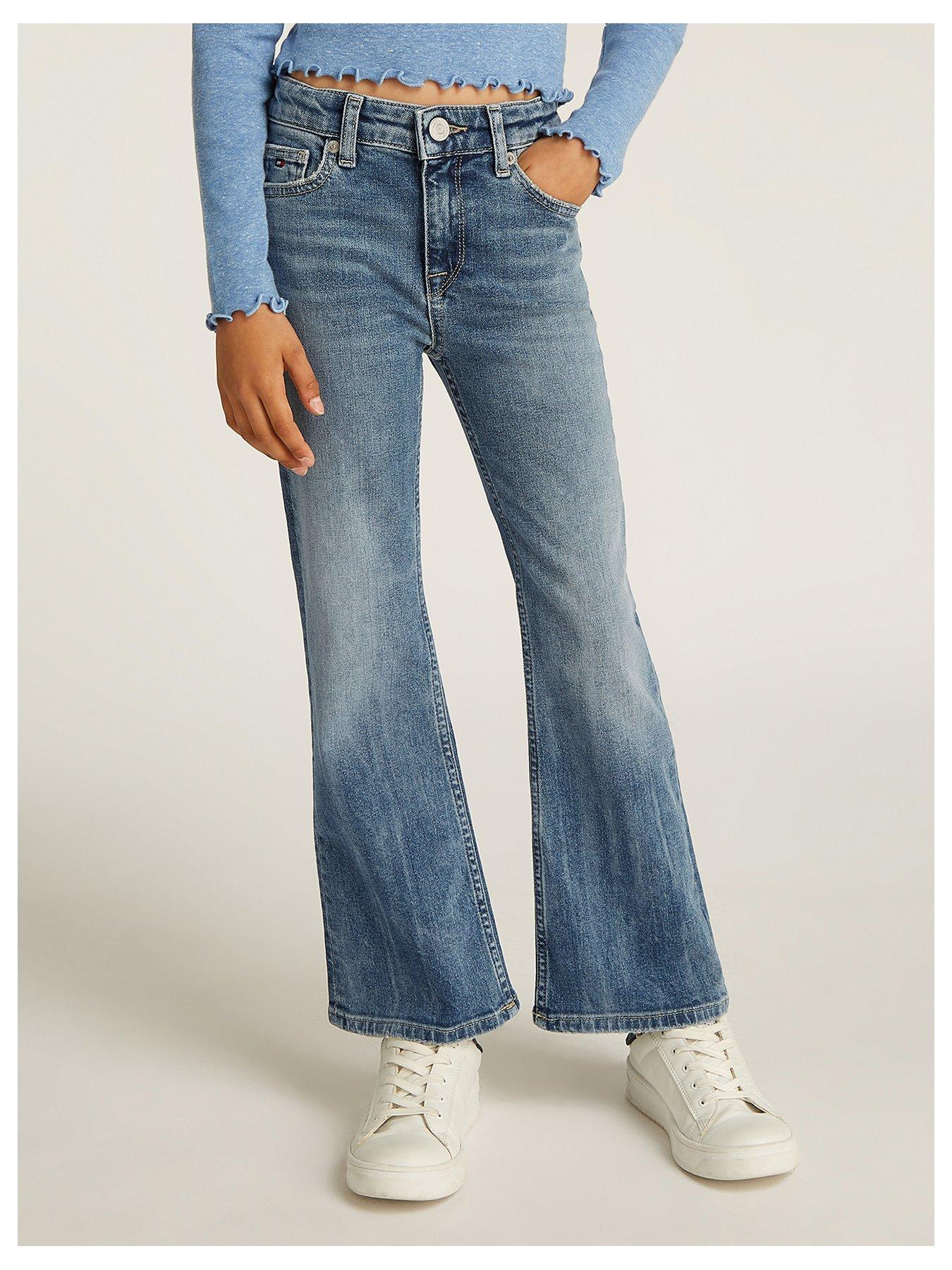 undefined Girls Flare Vintage Jeans - Blue