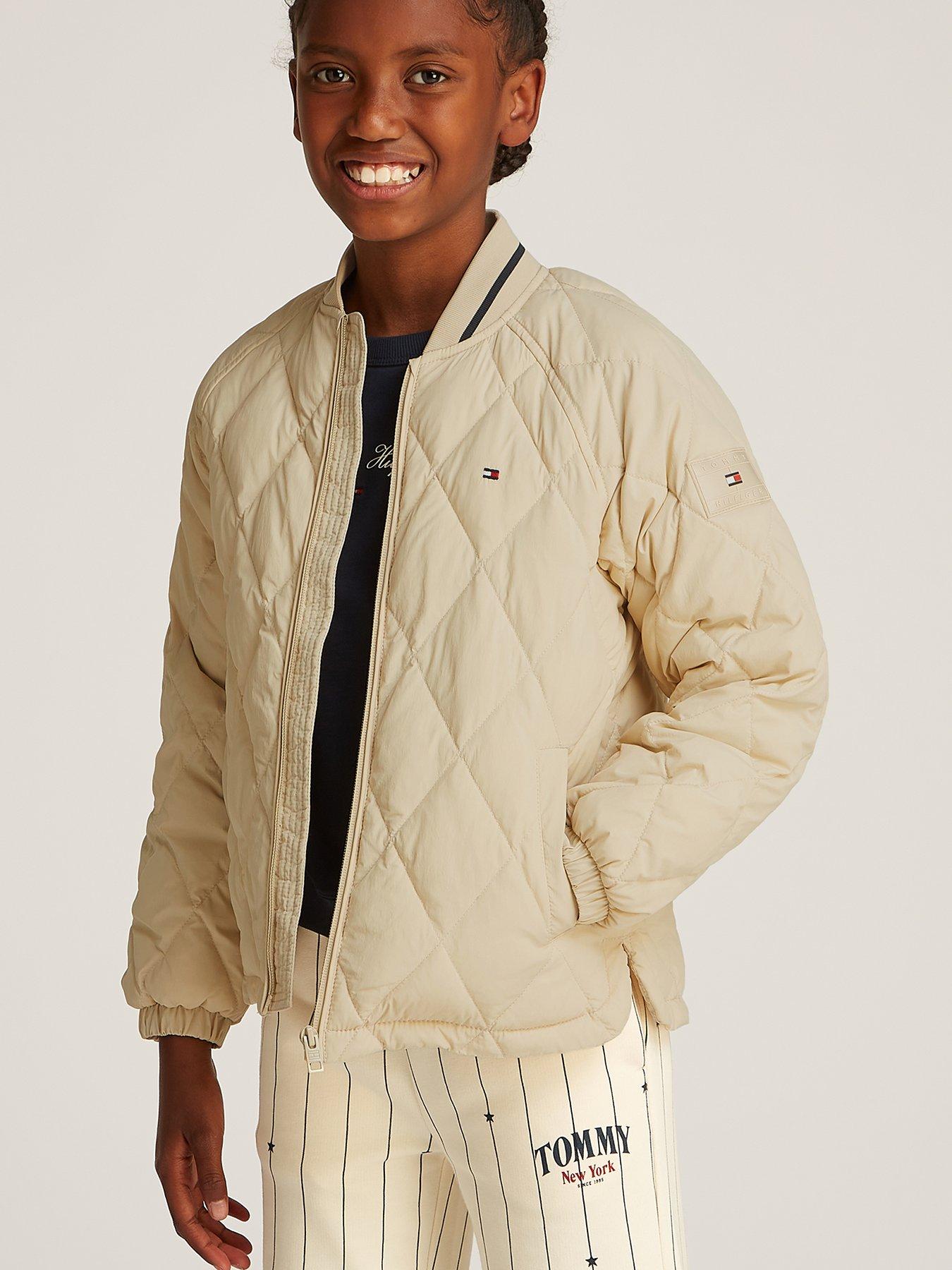 undefined Kids Quilted Jacket - Beige