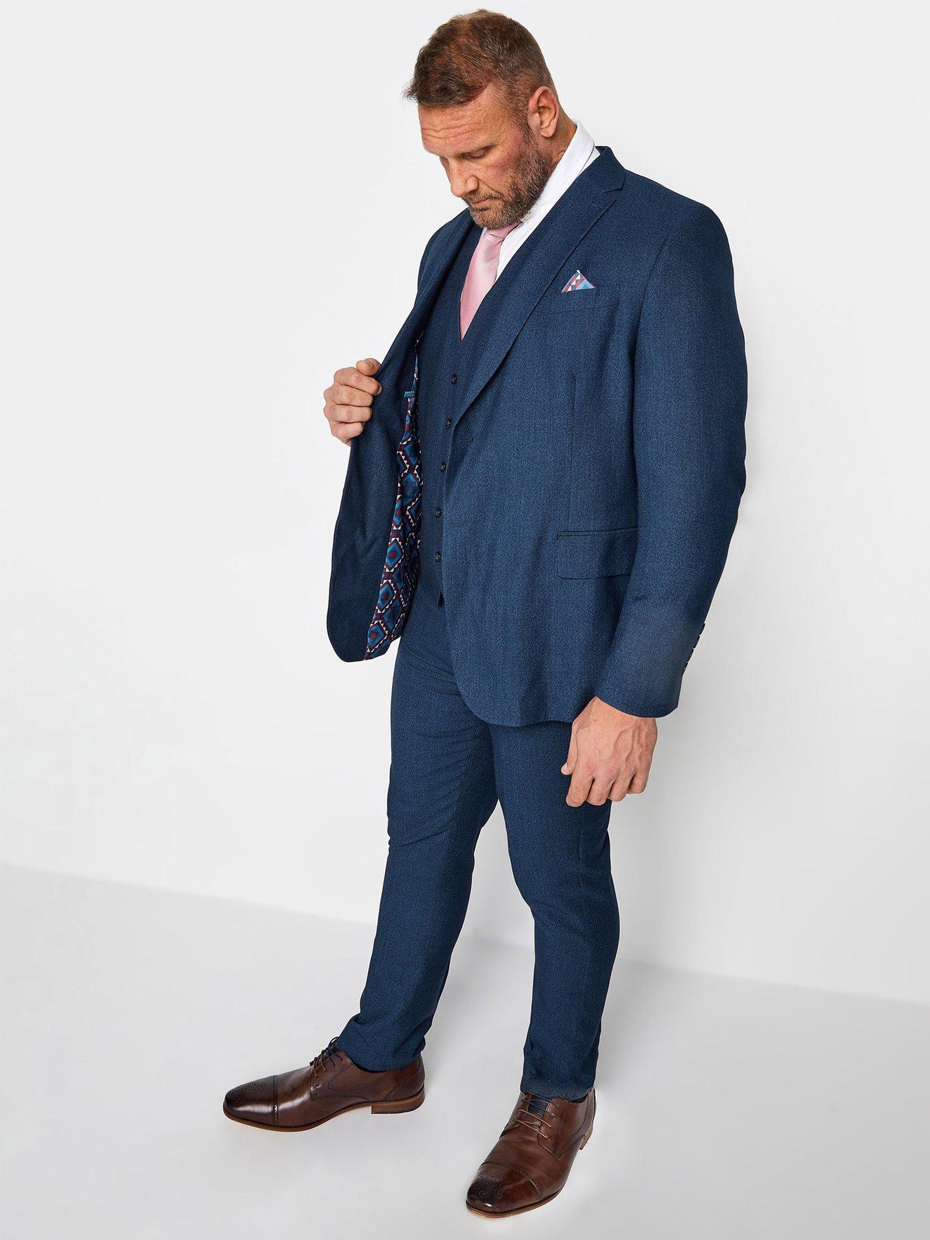 Image 2 of 2 of BadRhino Wedding Waistcoat - Blue