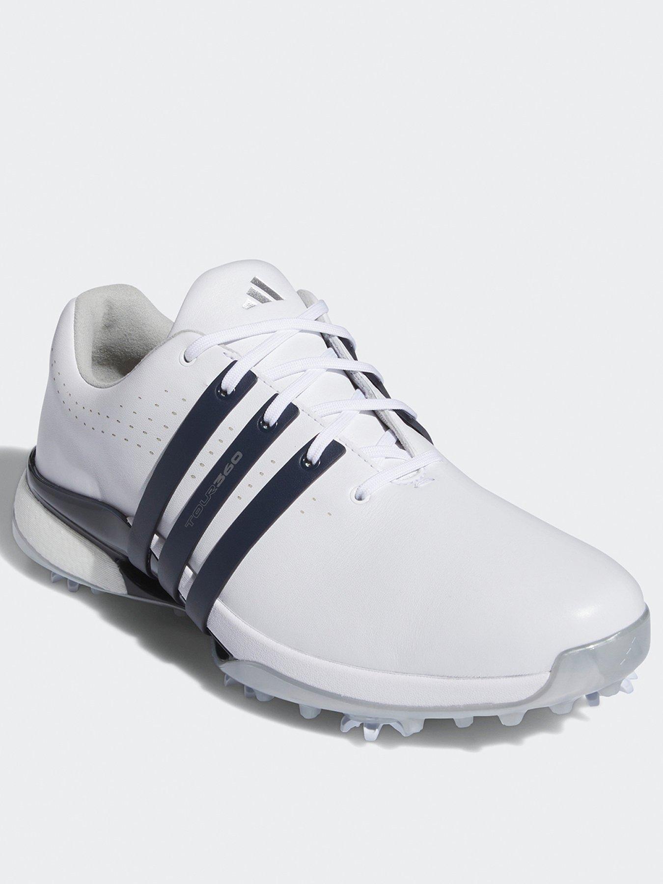Image 2 of 6 of adidas Mens Golf Tour 360 Shoe - White