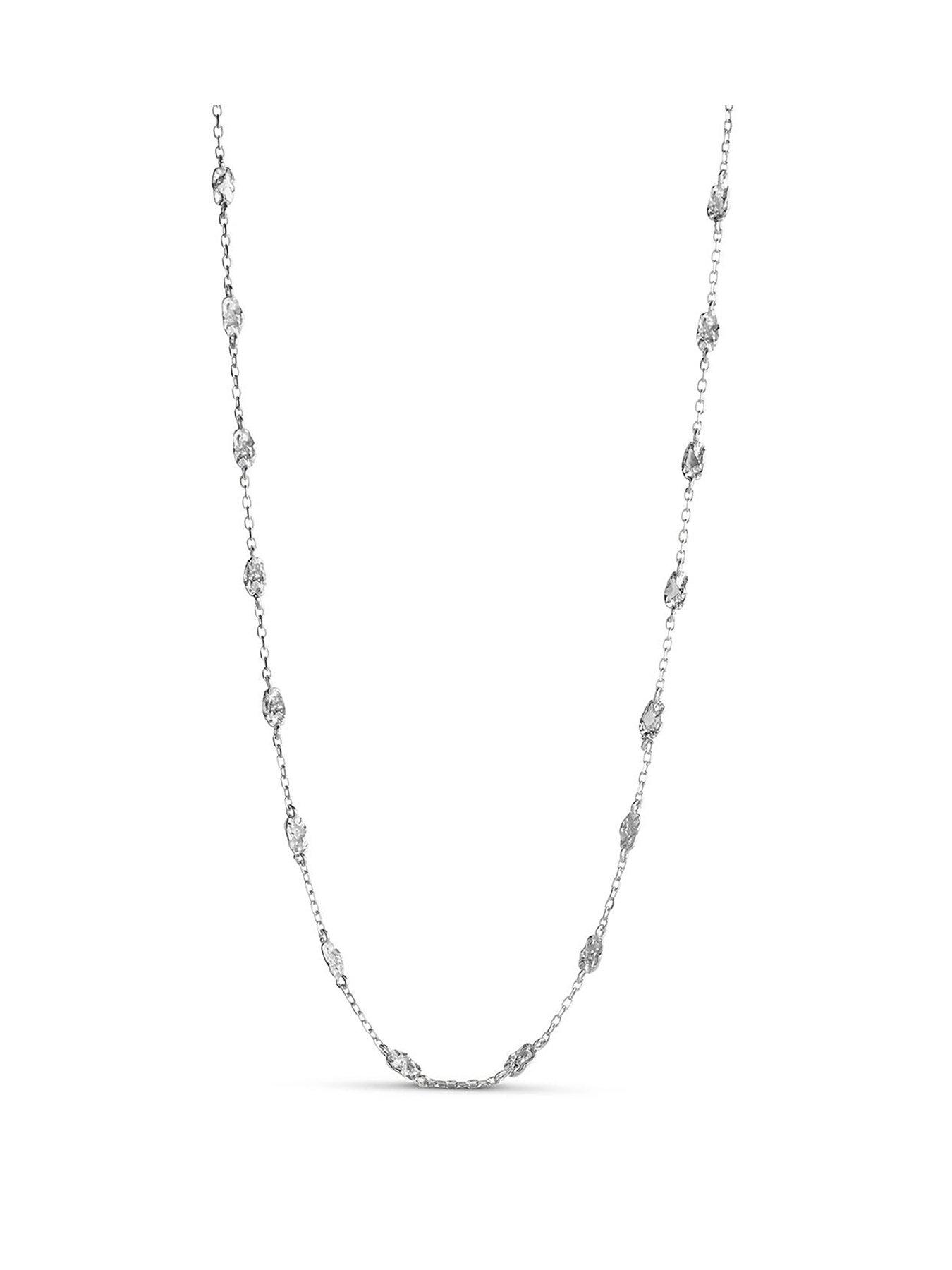 Product photograph of Enamel Copenhagen Kia Necklace 925 Sterling Silver from very.co.uk