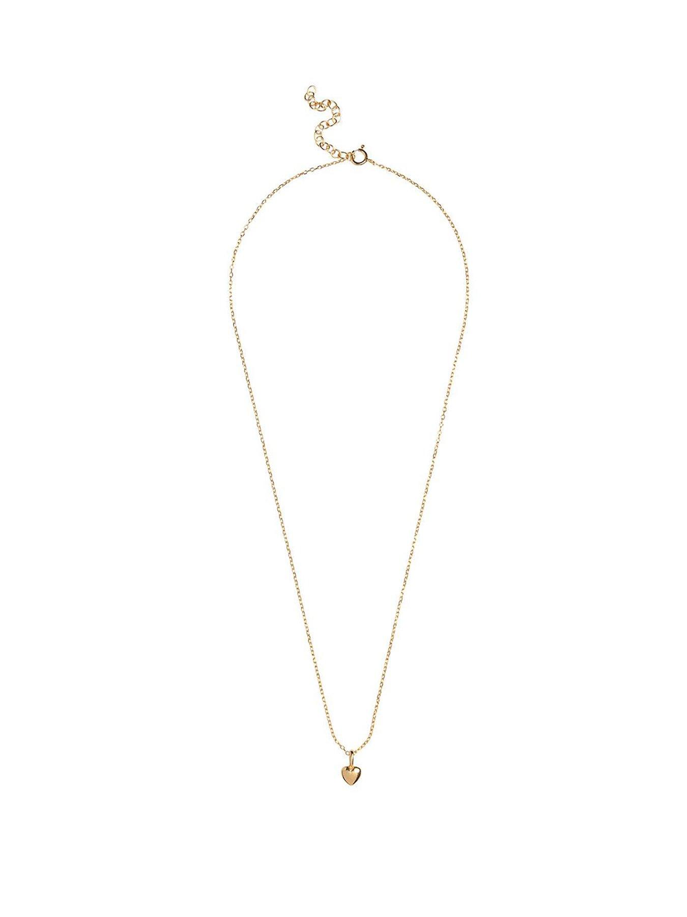 Product photograph of Enamel Copenhagen Amore Necklace 18ct Yellow Gold Plated 925 Sterling Silver from very.co.uk