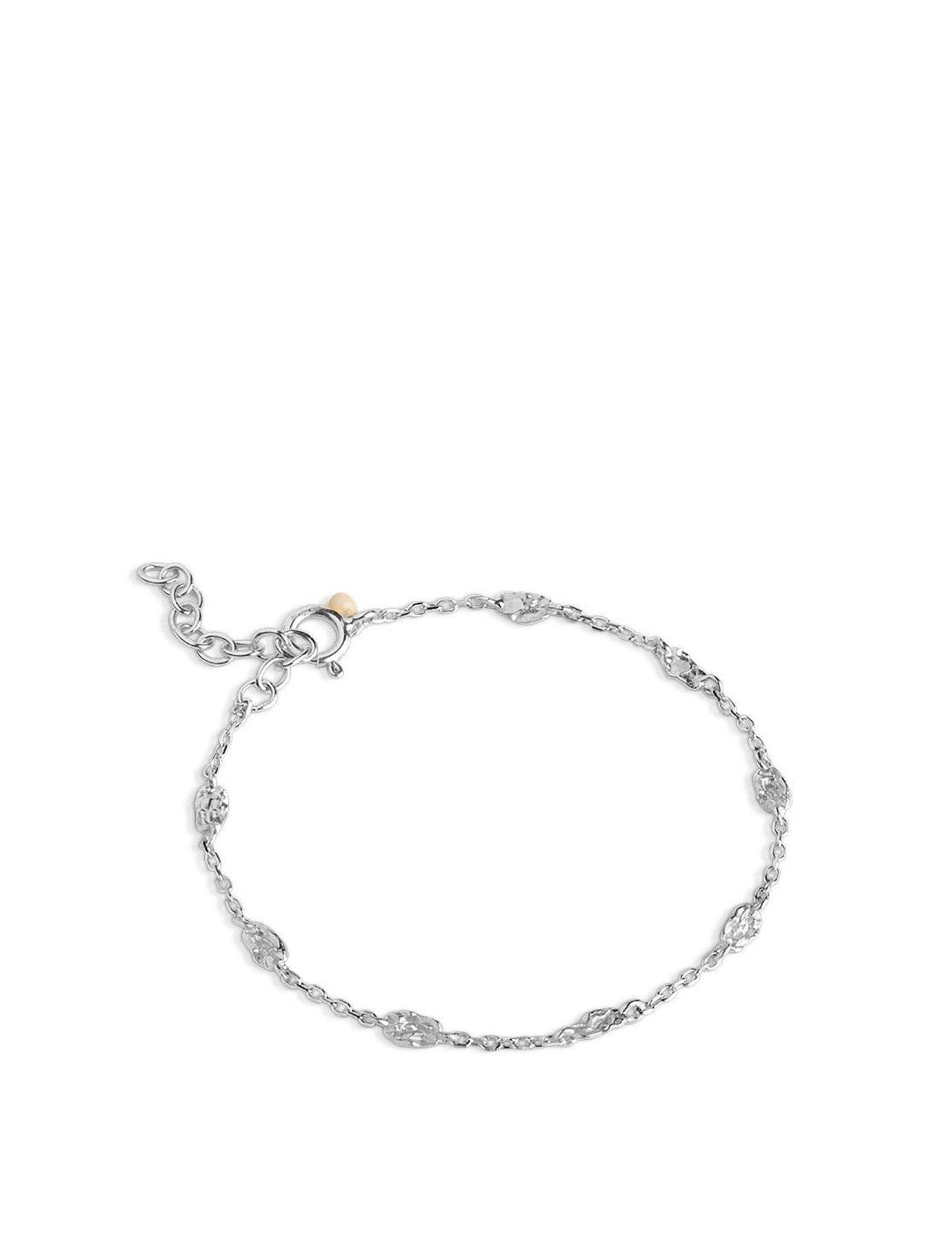 Product photograph of Enamel Copenhagen Kia Bracelet 925 Sterling Silver from very.co.uk