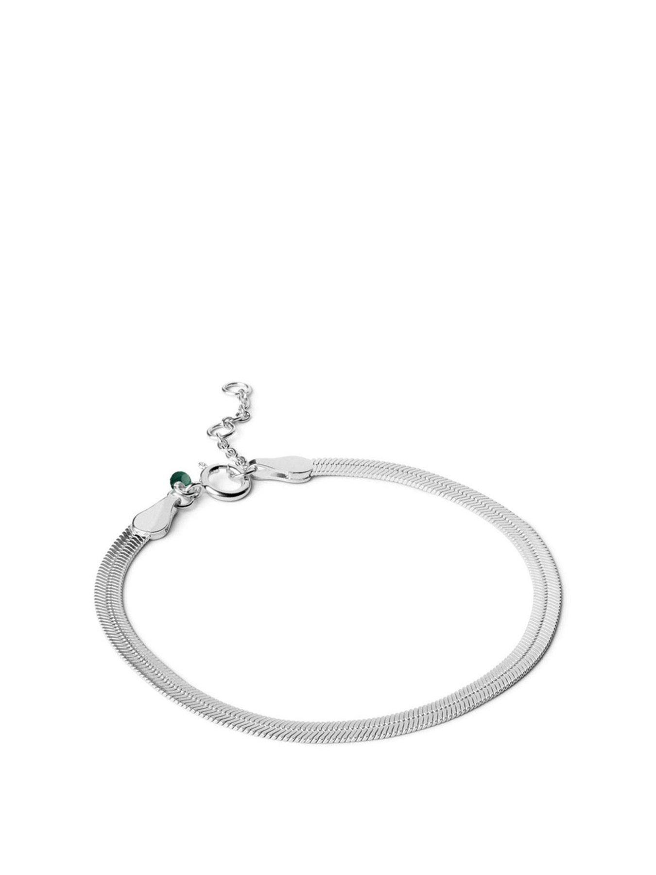 Product photograph of Enamel Copenhagen Caroline Bracelet 925 Sterling Silver from very.co.uk