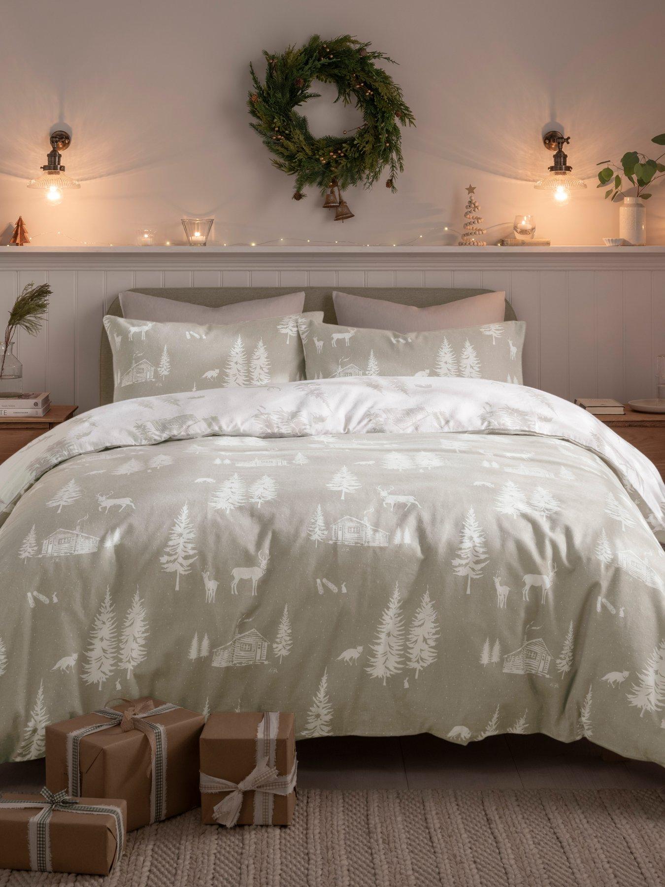 Product photograph of Copenhagen Home Winter Lodge Duvet Cover Set from very.co.uk