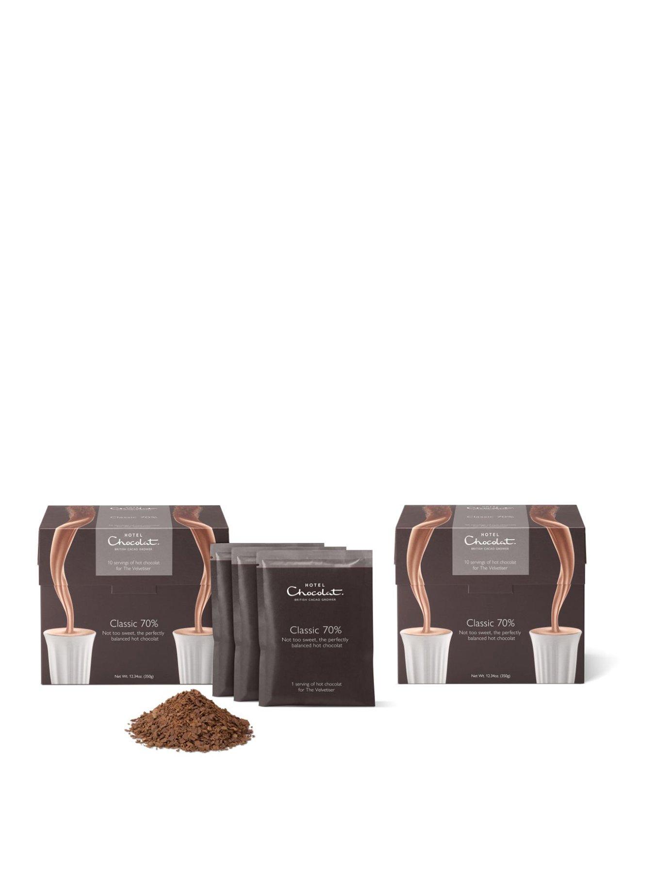 Hotel Chocolat Classic 70% Dark Hot Chocolate 10x Single Serves (x2)
