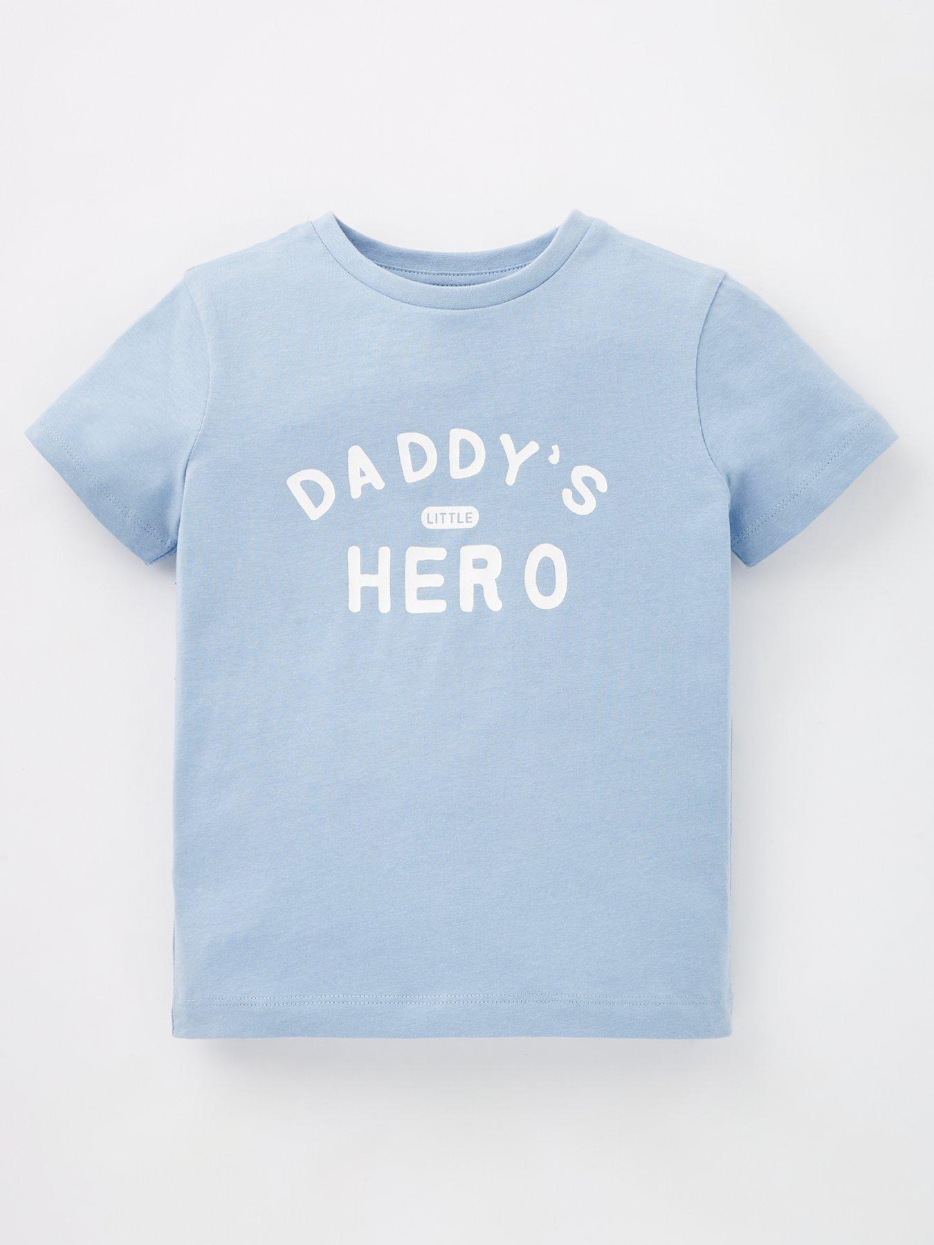 undefined Boys Daddy's Hero Short Sleeve T-Shirt - Multi