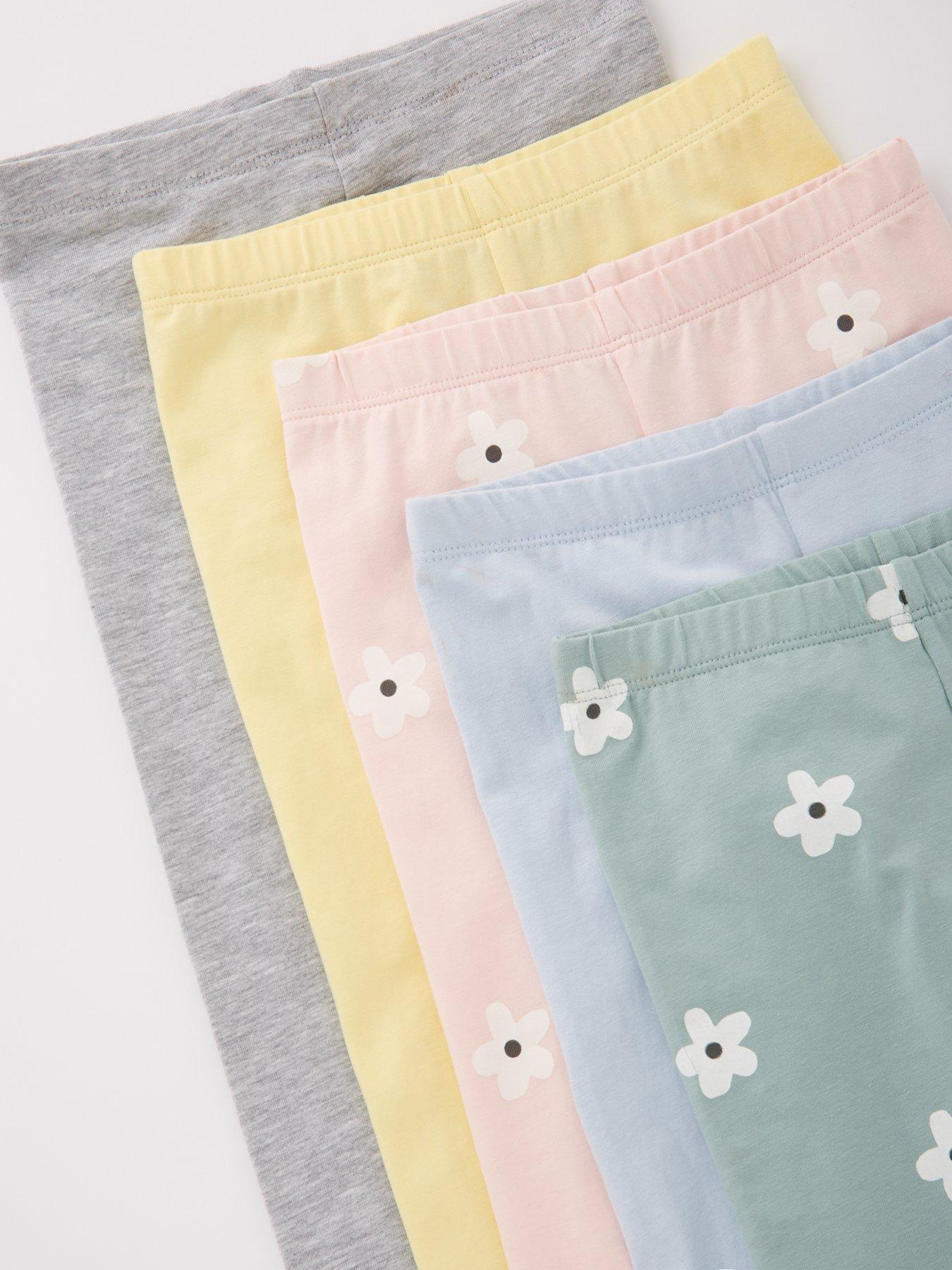 Image 4 of 5 of Mini V by Very Girls 5 Pack Legging - Multi