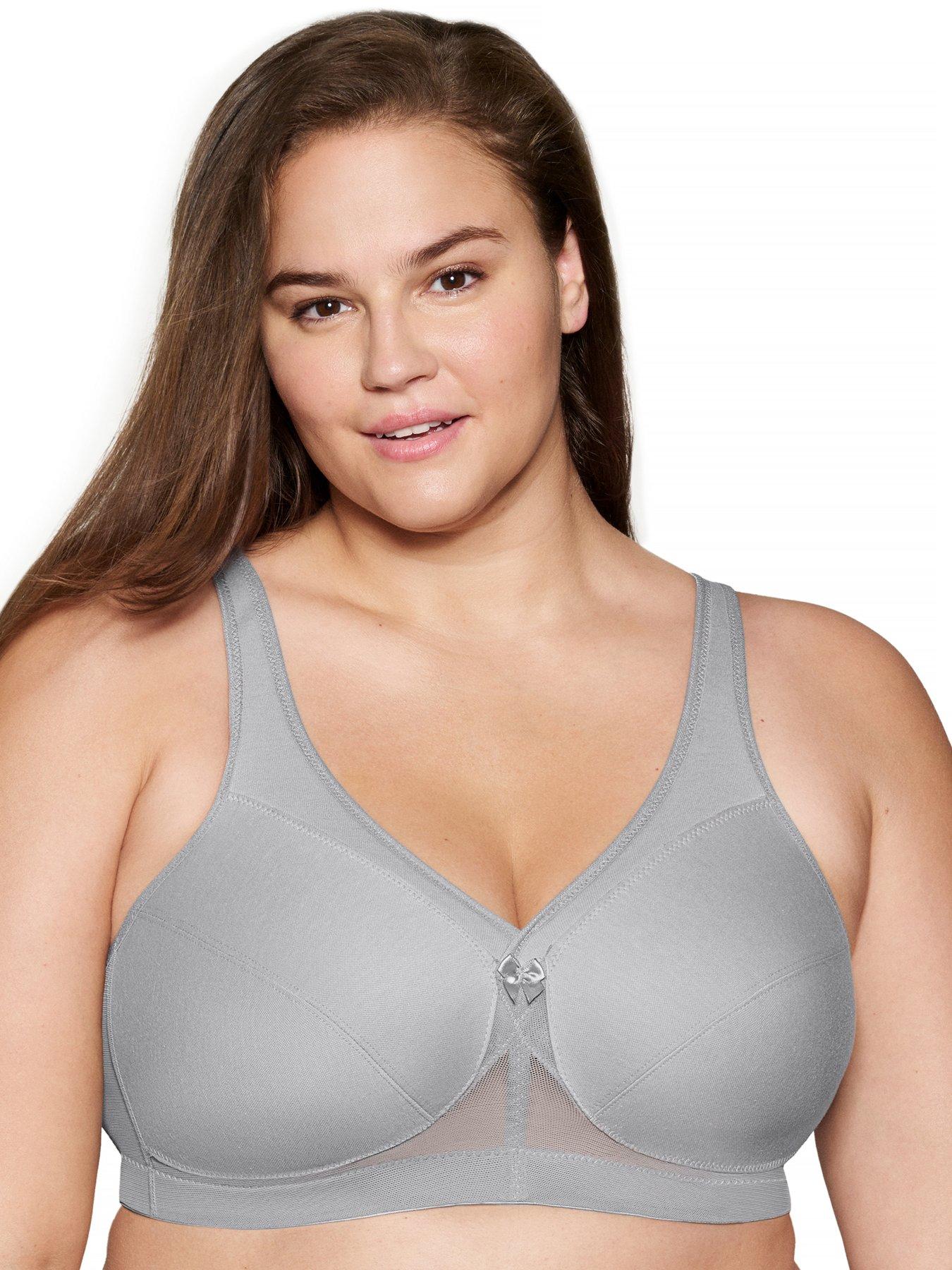 Glamorise Magiclift Non Wire Support Bra - Grey