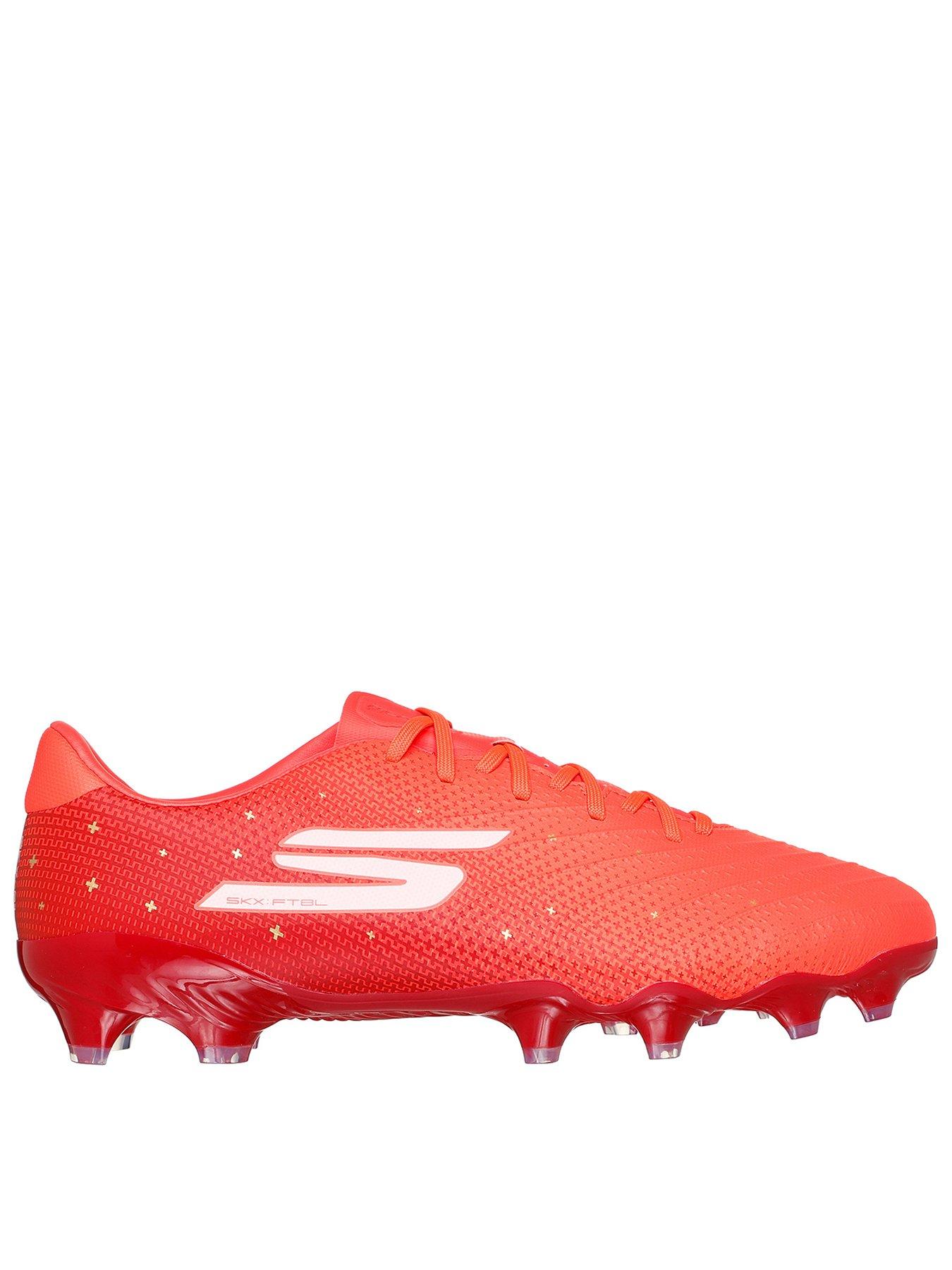 undefined Mens Skx_01 Gold Firm Ground Football Boots - Coral