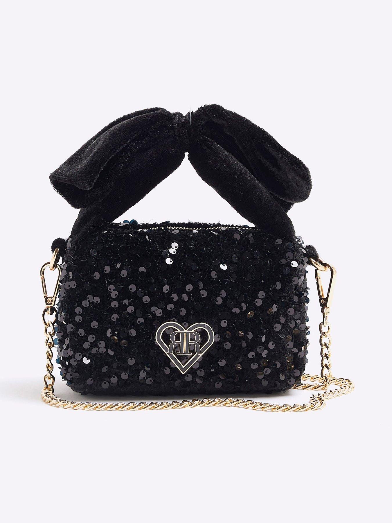 River island black studded bag hotsell