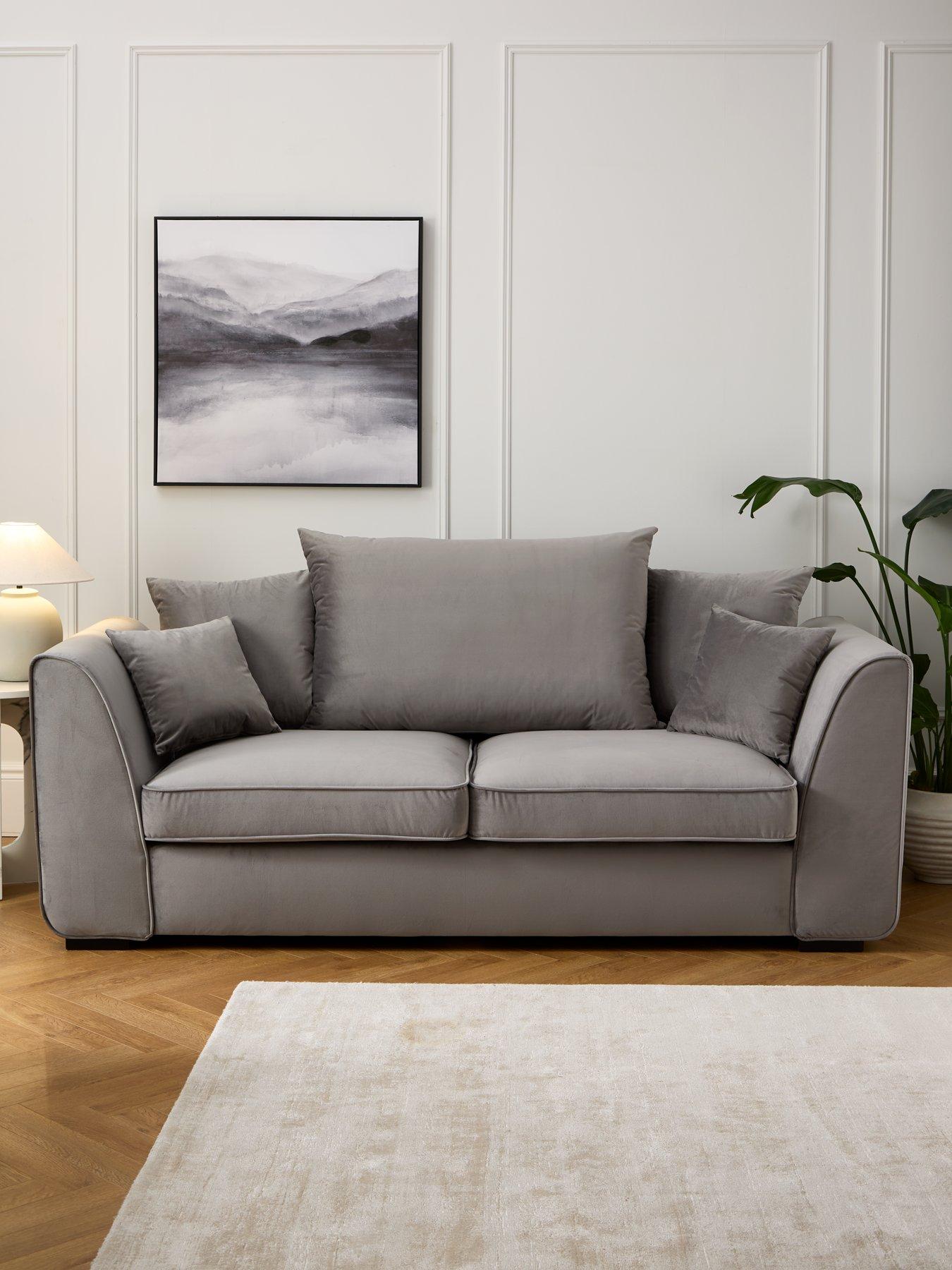 undefined Cairo 3 Seater Fabric Sofa - FSC Certified