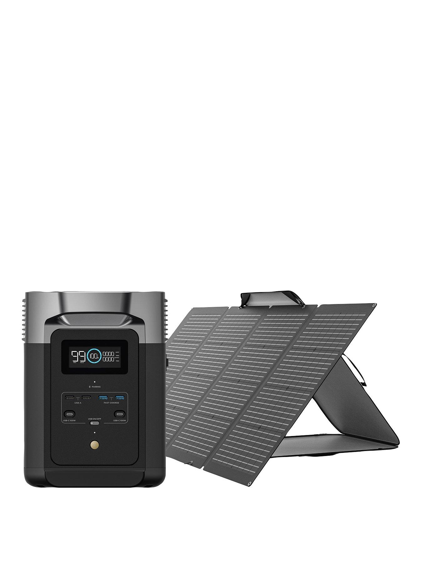Ecoflow Ecoflow Delta 2 Portable Power Station With 220W Portable Solar Panel