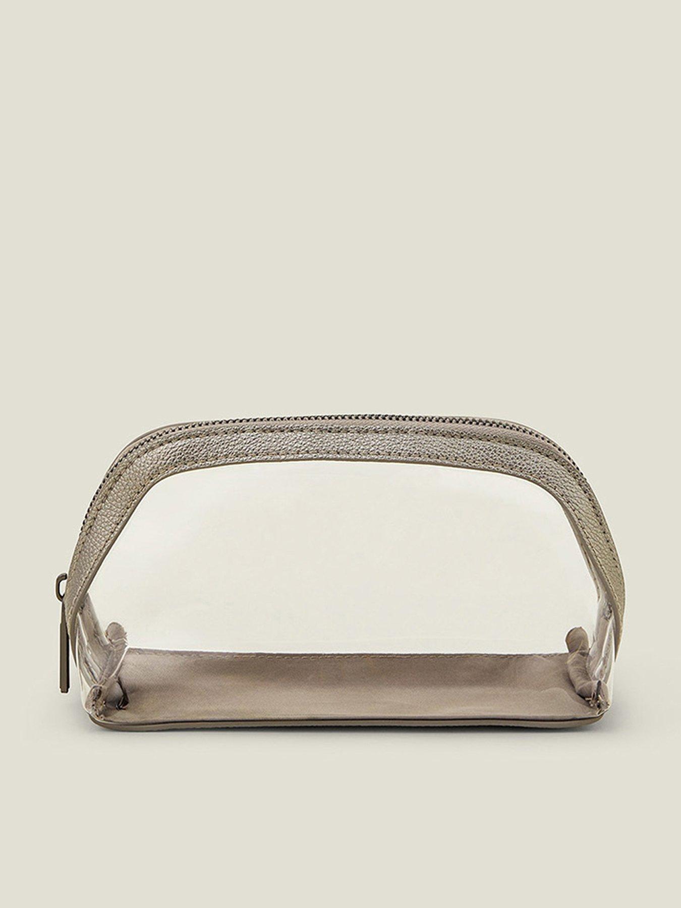 Image 1 of 3 of Accessorize Mid Clear Make Up Bag