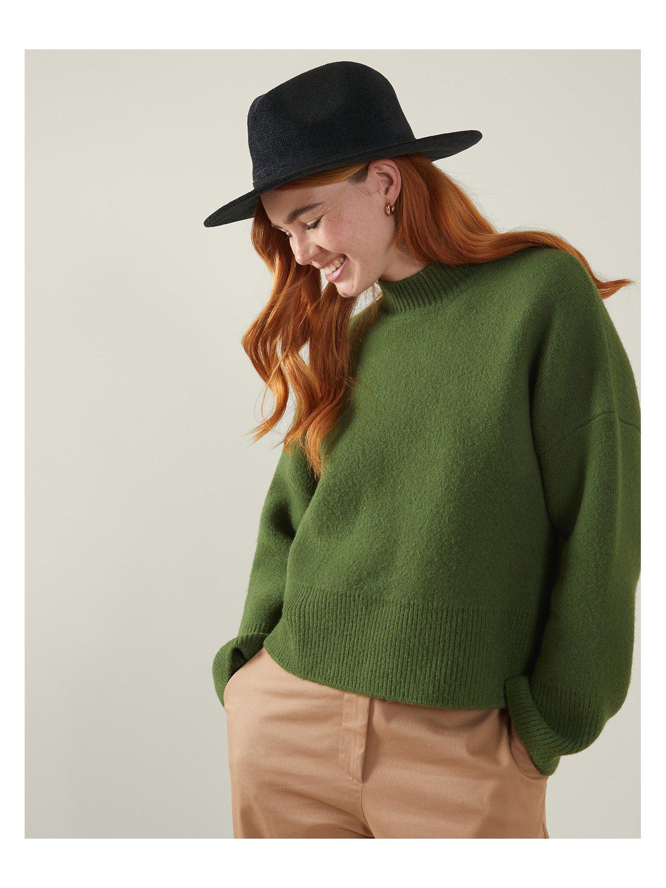 Image 2 of 4 of Accessorize Chenille Packable Fedora Hat