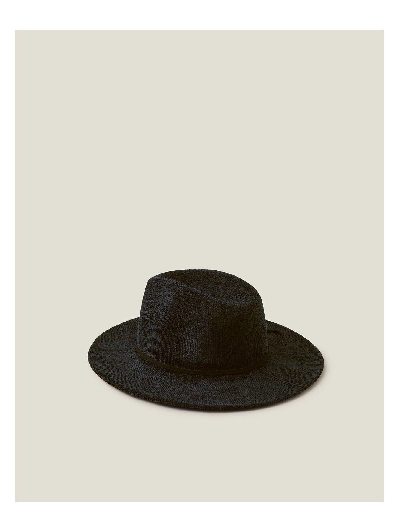Image 3 of 4 of Accessorize Chenille Packable Fedora Hat