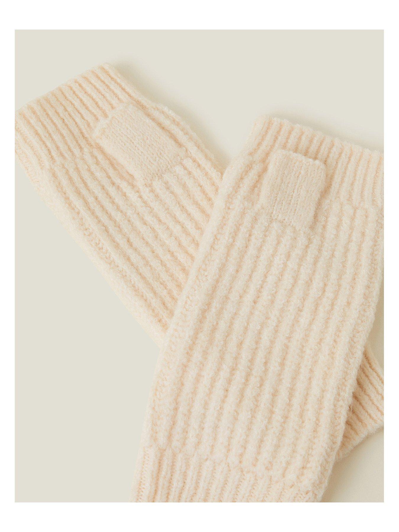 Image 2 of 2 of Accessorize Knitted Check Cut Offs