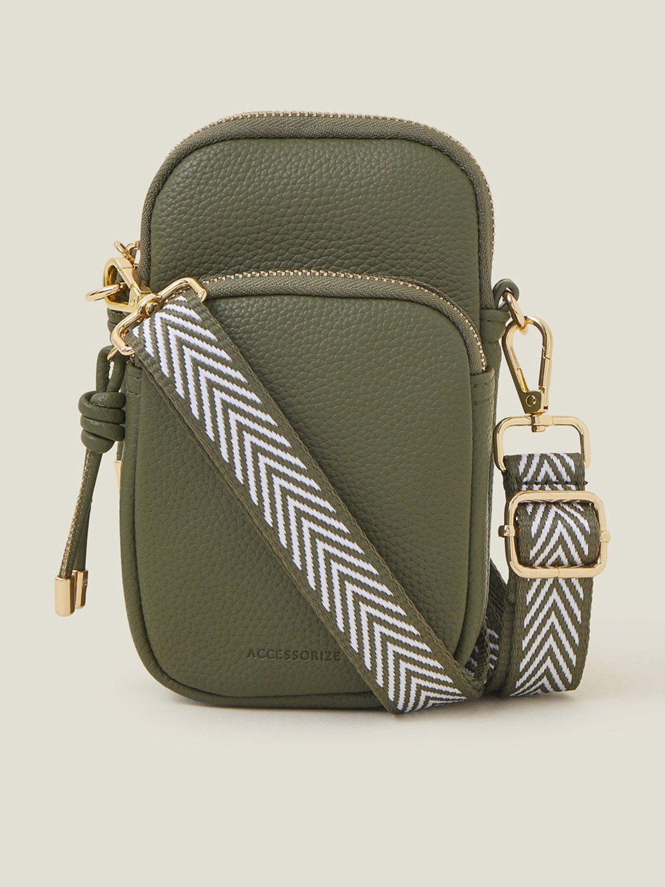 Image 1 of 4 of Accessorize Webbing Strap Phone Bag
