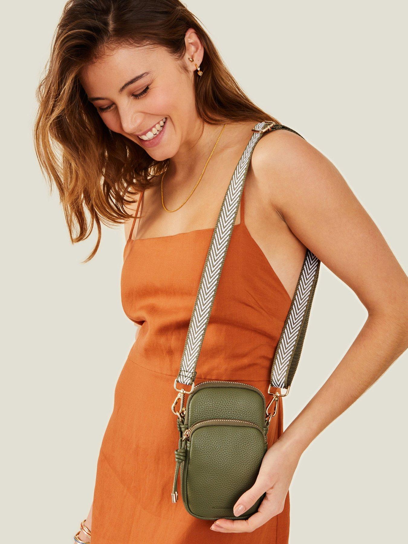 Image 2 of 4 of Accessorize Webbing Strap Phone Bag