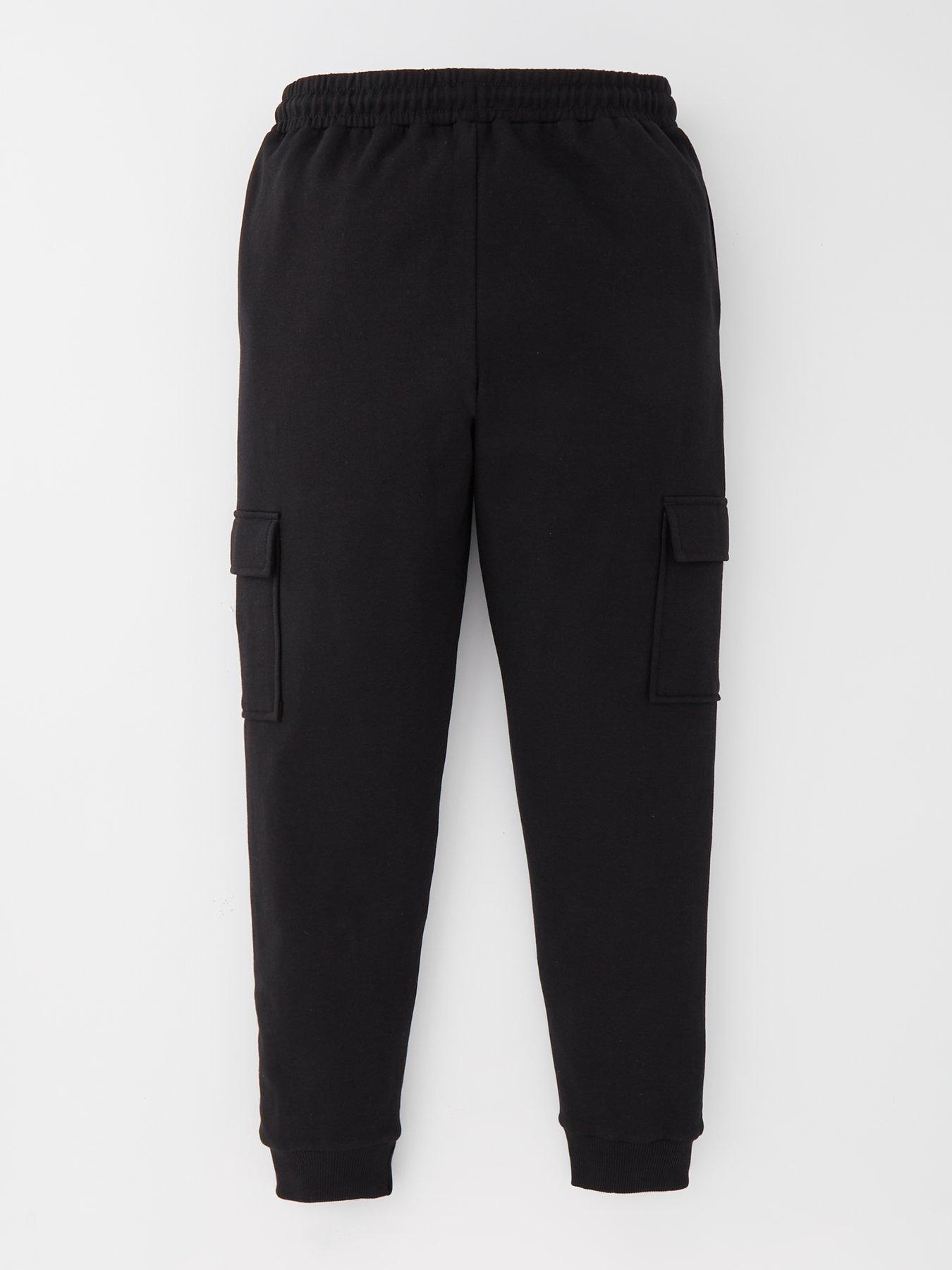 Image 2 of 4 of The Very Collection Boys Cargo Joggers - Black