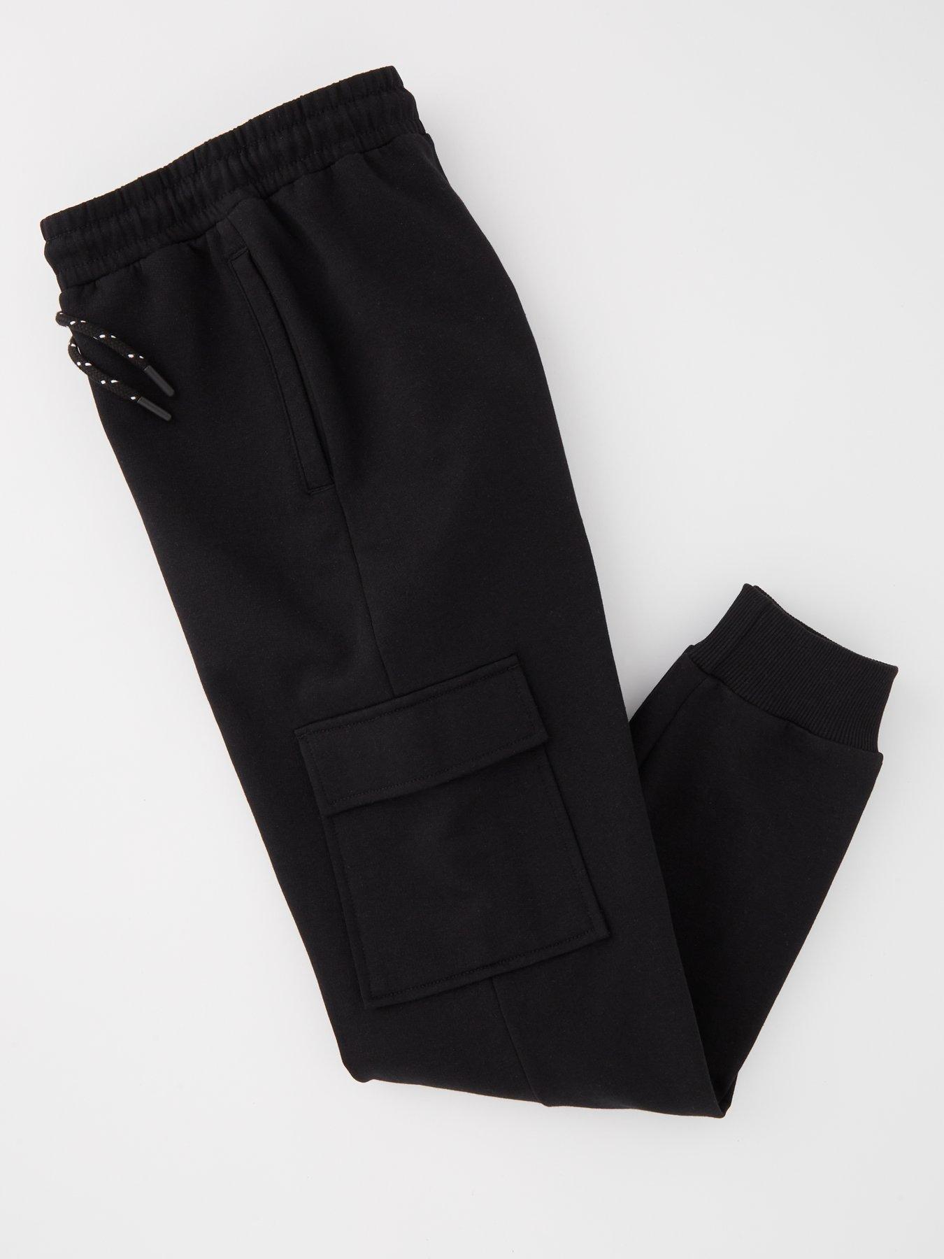 Image 4 of 4 of The Very Collection Boys Cargo Joggers - Black