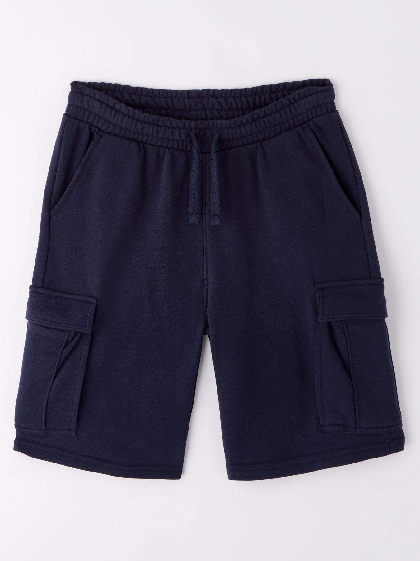 Image 1 of 4 of V by Very Boys Cargo Sweat Shorts - Navy