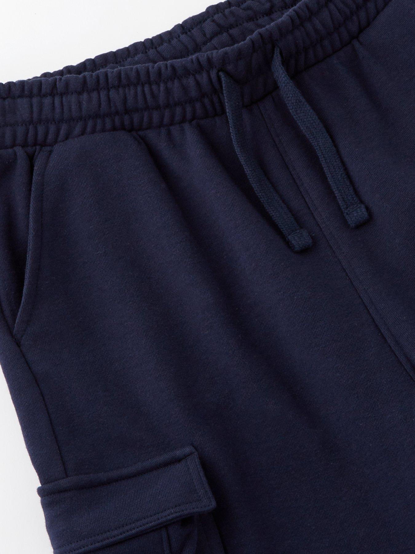 Image 3 of 4 of V by Very Boys Cargo Sweat Shorts - Navy