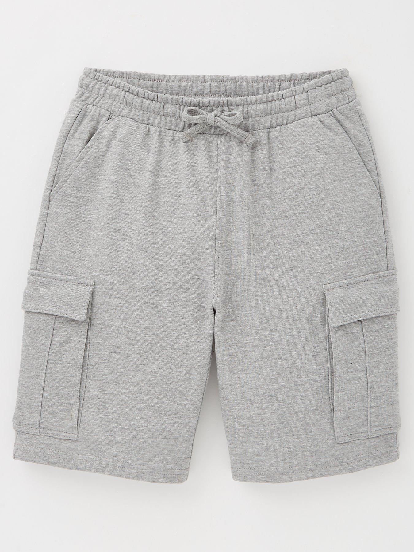 undefined Boys Cargo Sweat Shorts - Grey