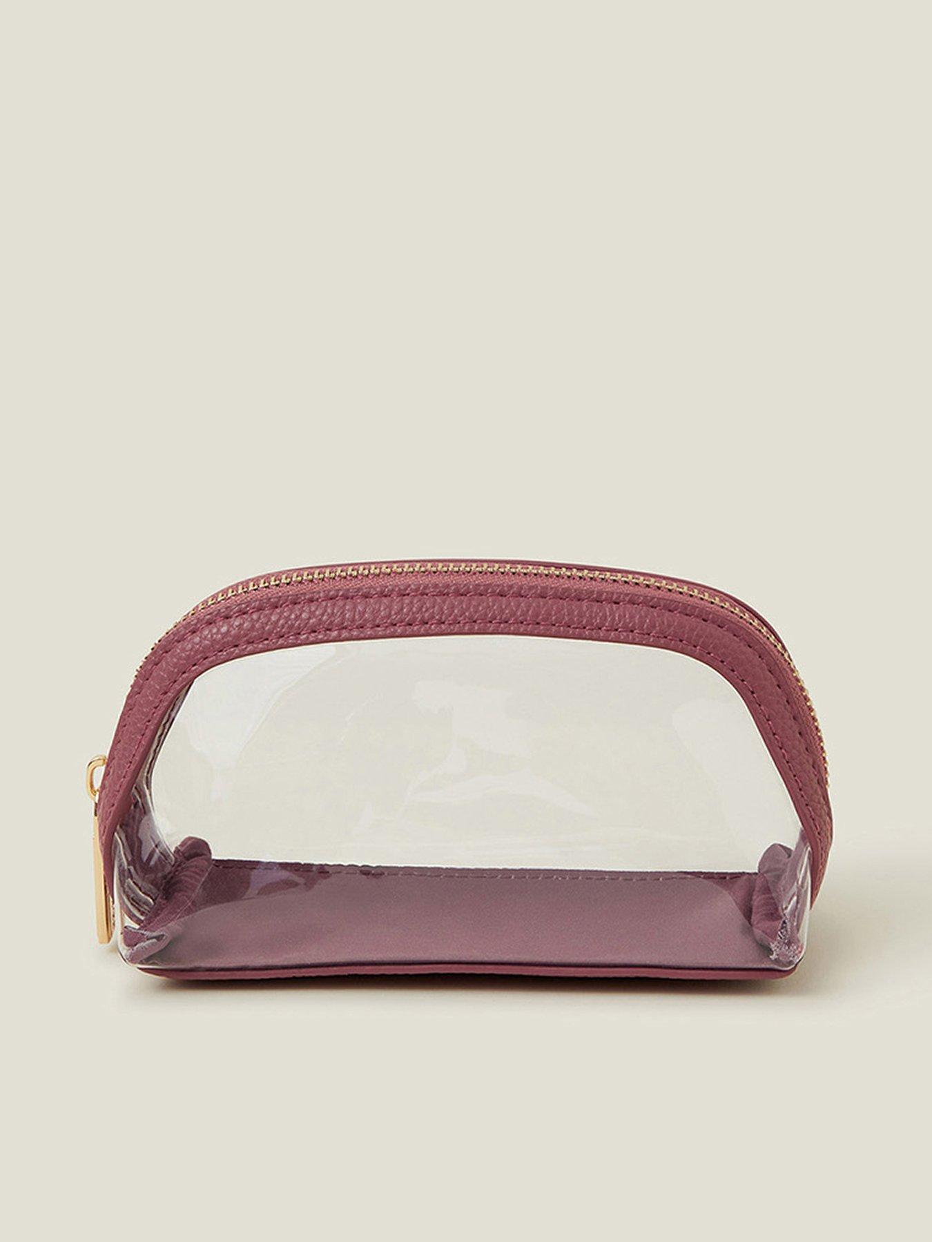 Image 1 of 3 of Accessorize Small Clear Make Up Bag