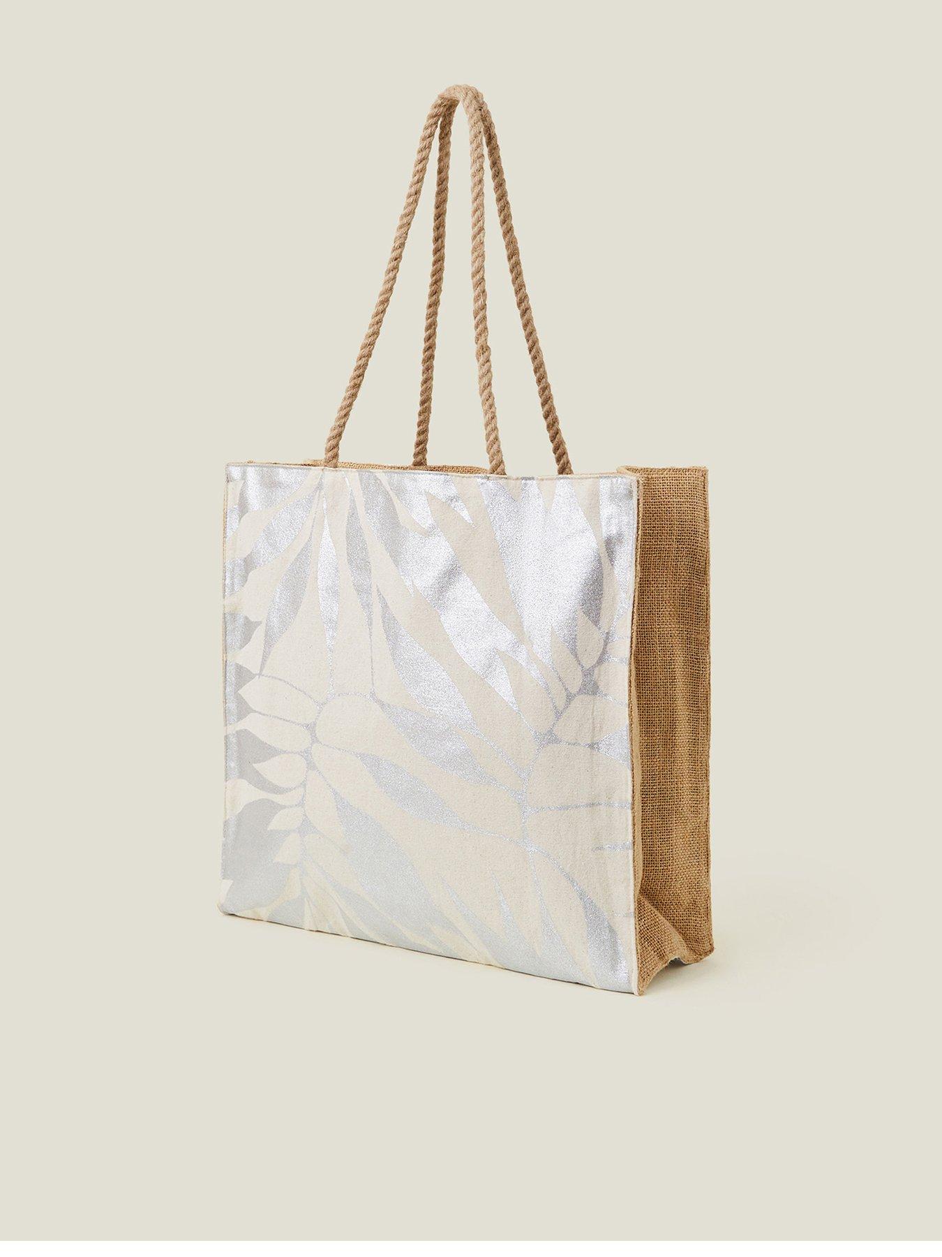 Image 3 of 5 of Accessorize Foil Print Shopper