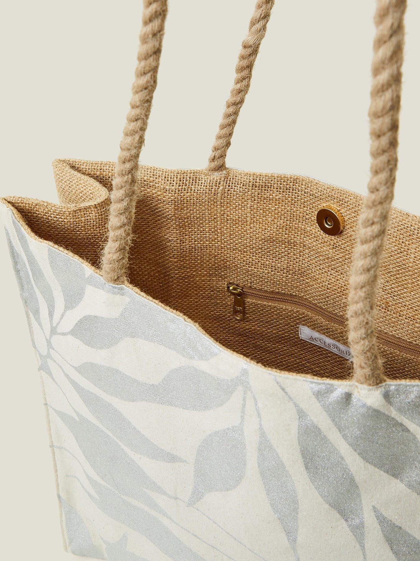 Image 4 of 5 of Accessorize Foil Print Shopper