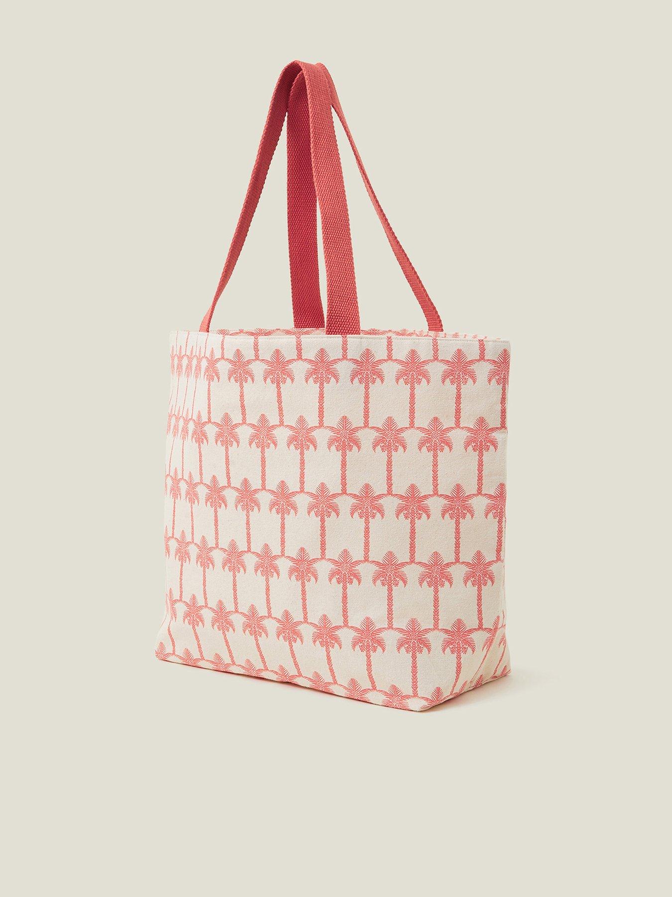 Image 3 of 5 of Accessorize Palm Print Shopper