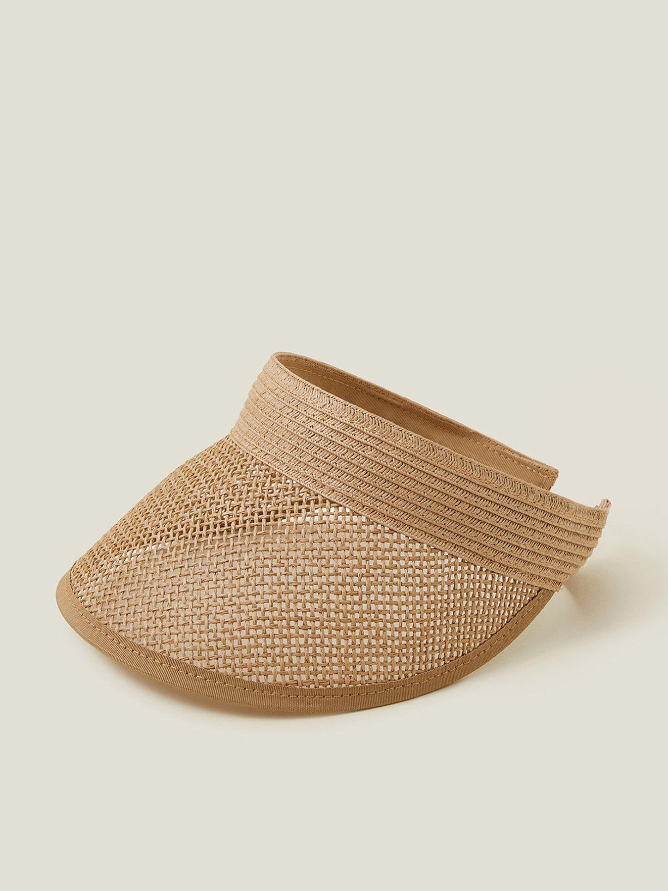 Image 1 of 4 of Accessorize Woven Visor
