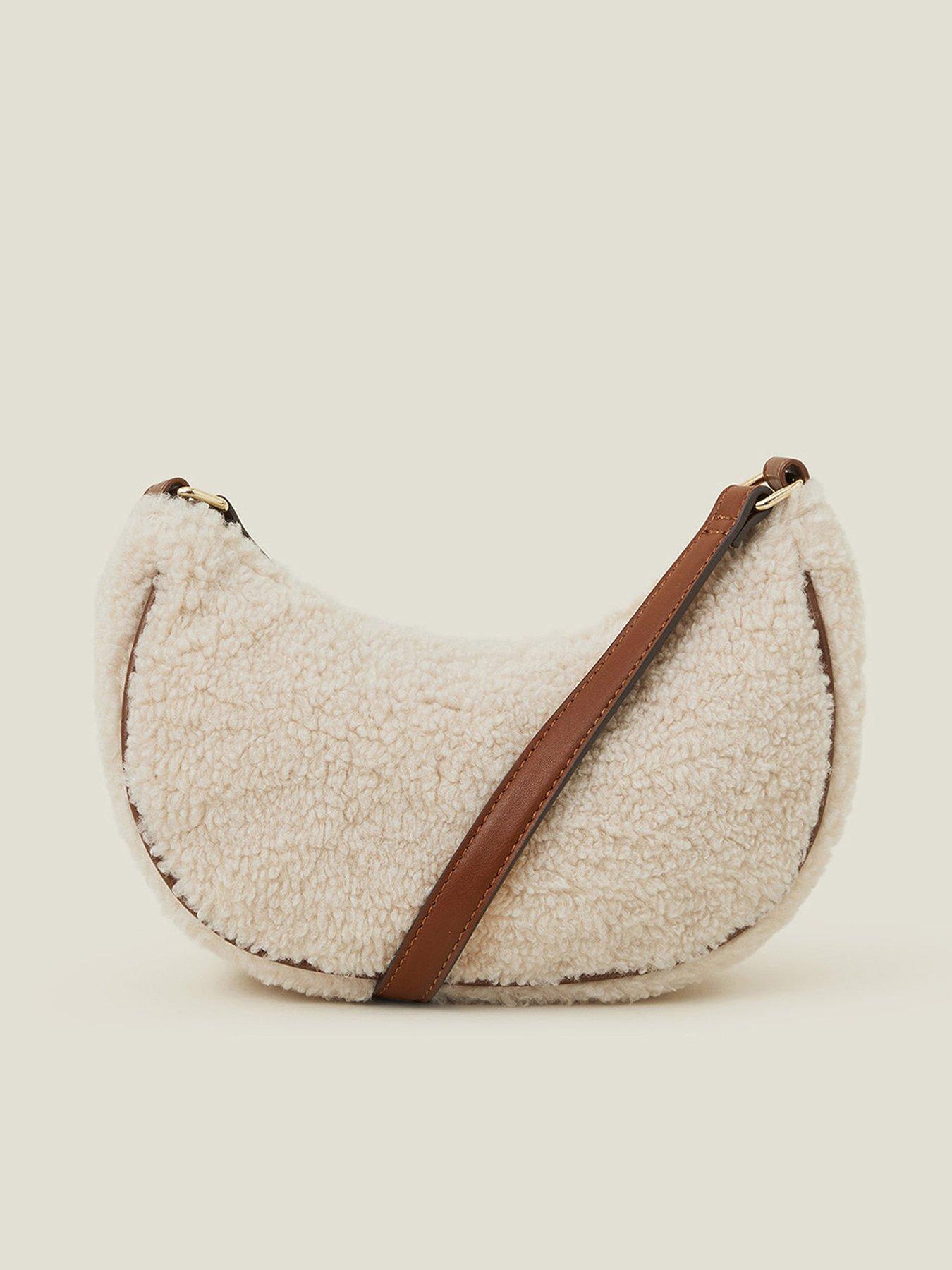 Image 1 of 5 of Accessorize Shearling Sling Cross Body