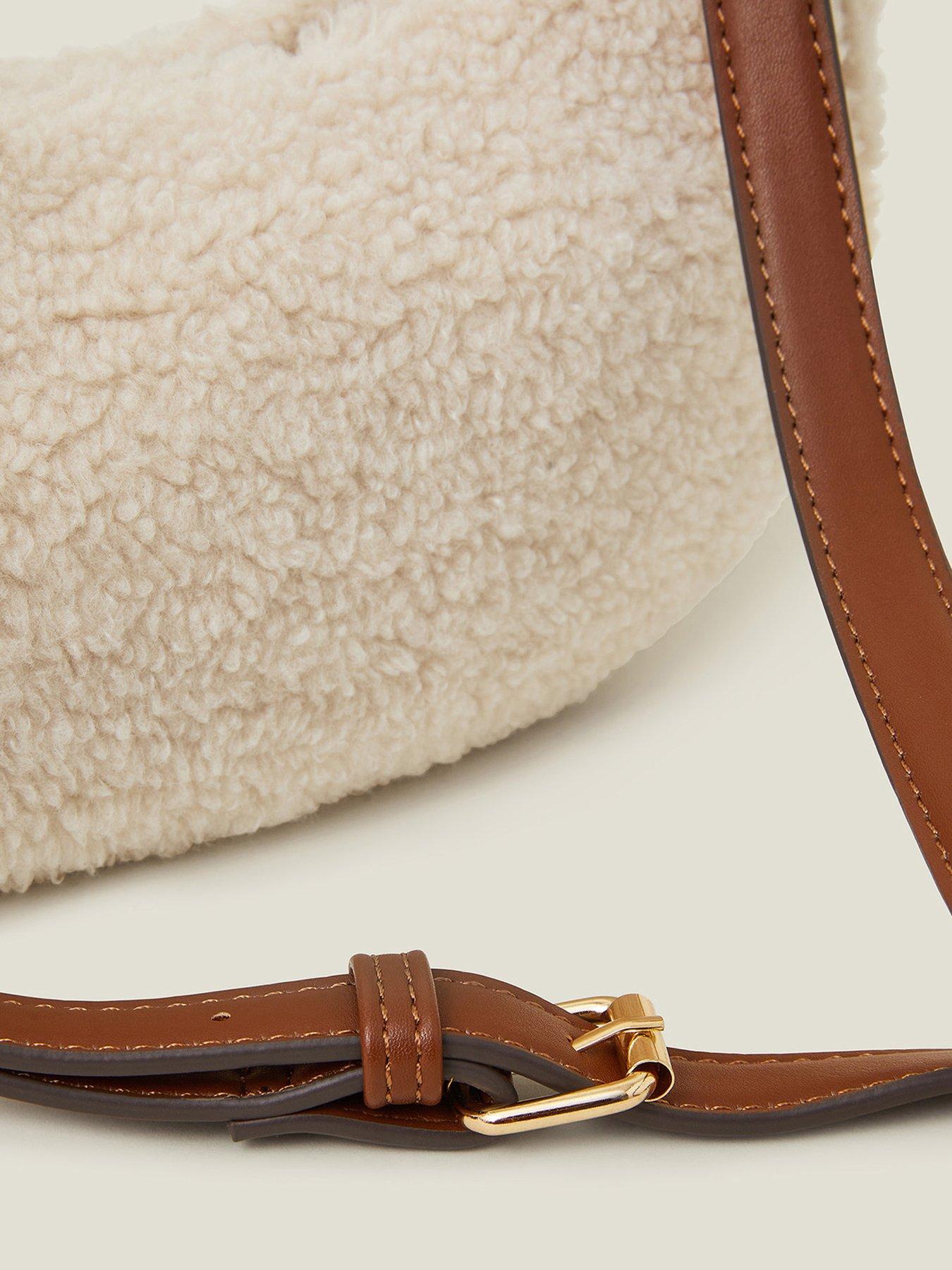 Image 5 of 5 of Accessorize Shearling Sling Cross Body