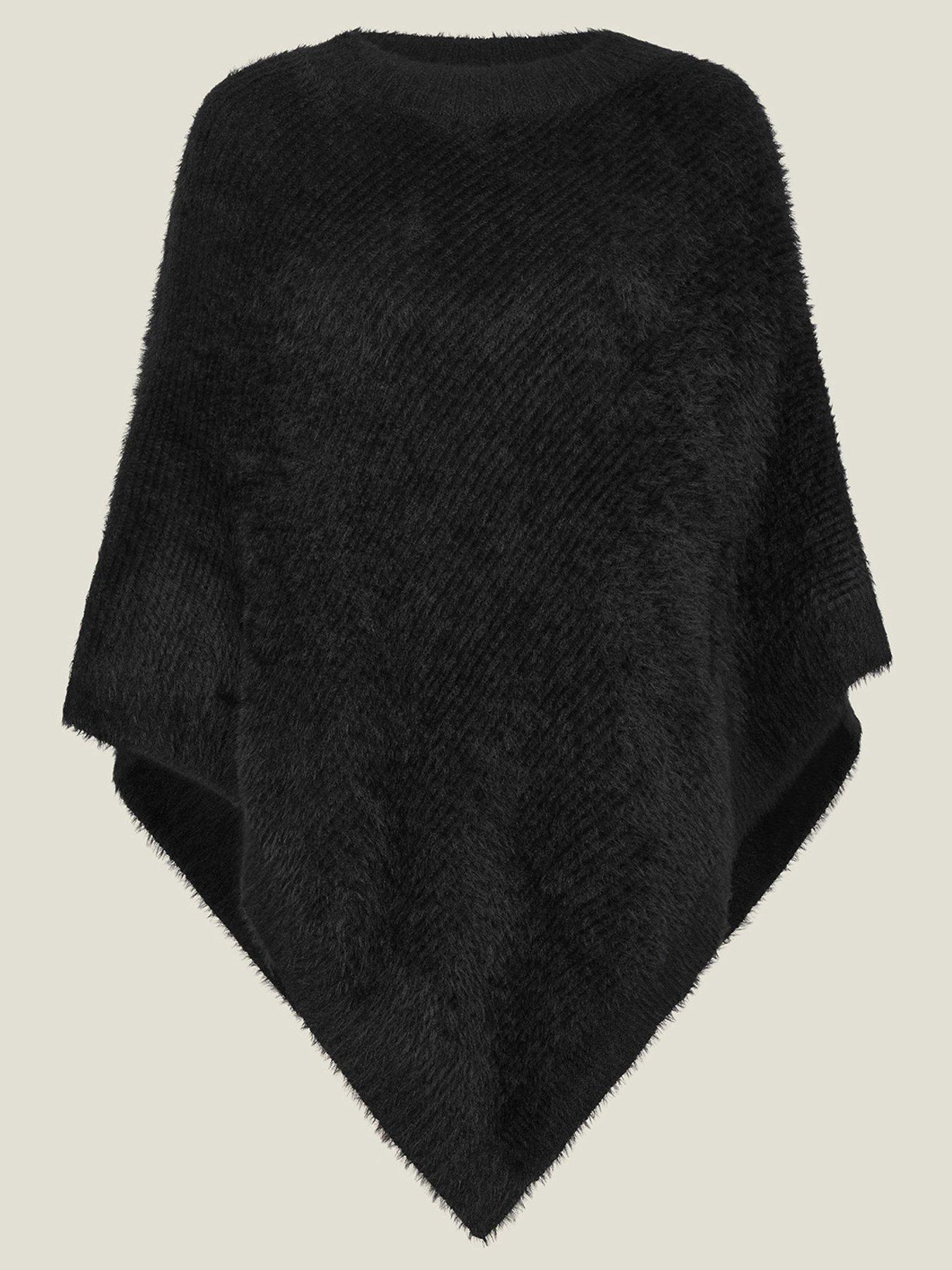 Image 2 of 4 of Accessorize Fluffy Poncho