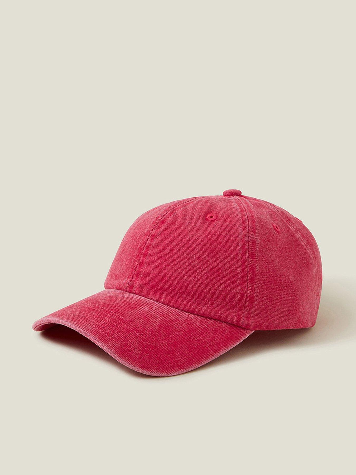 Image 1 of 4 of Accessorize Washed Denim Baseball Cap